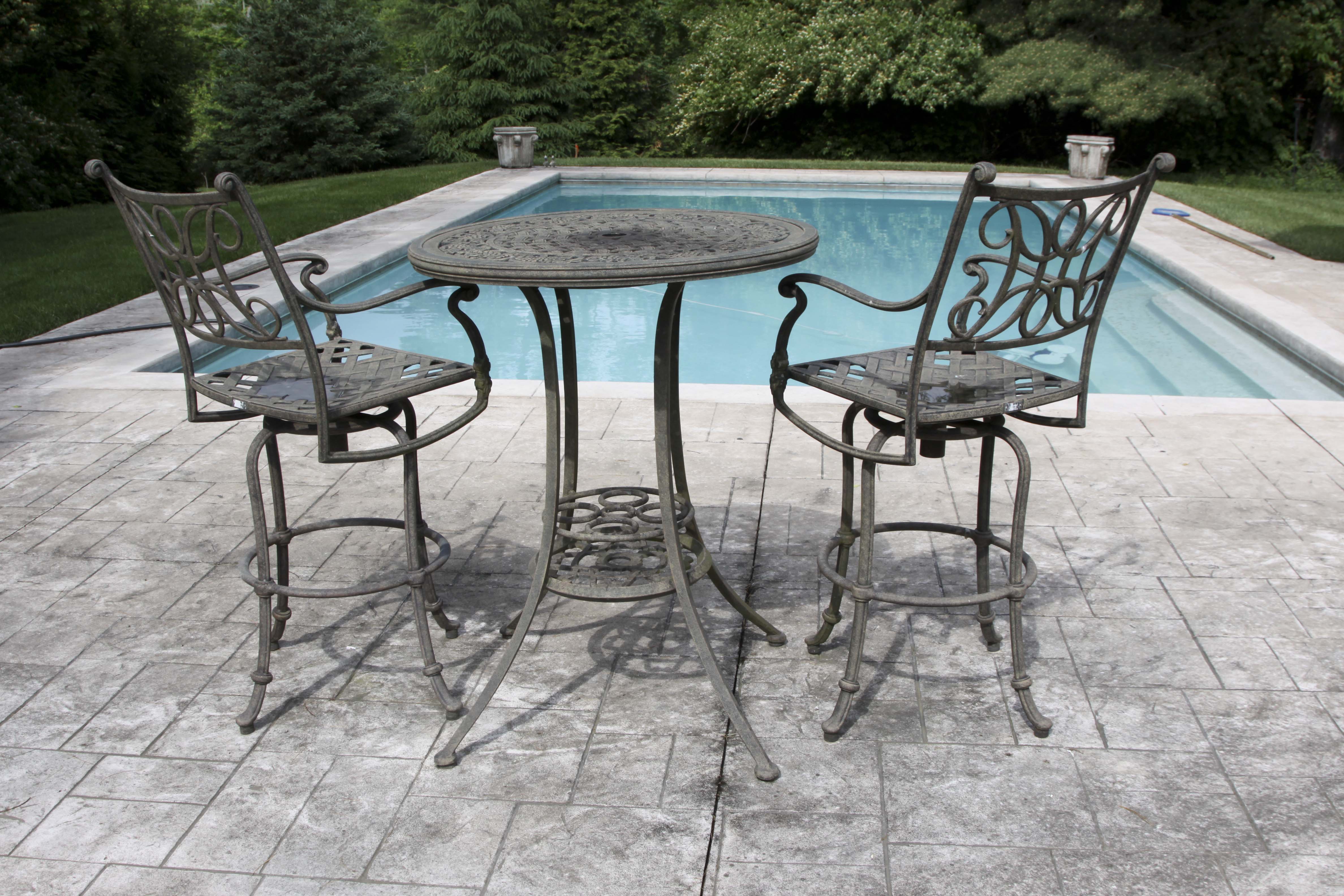 Woodard Landgrave Tall Table and Chair Set II