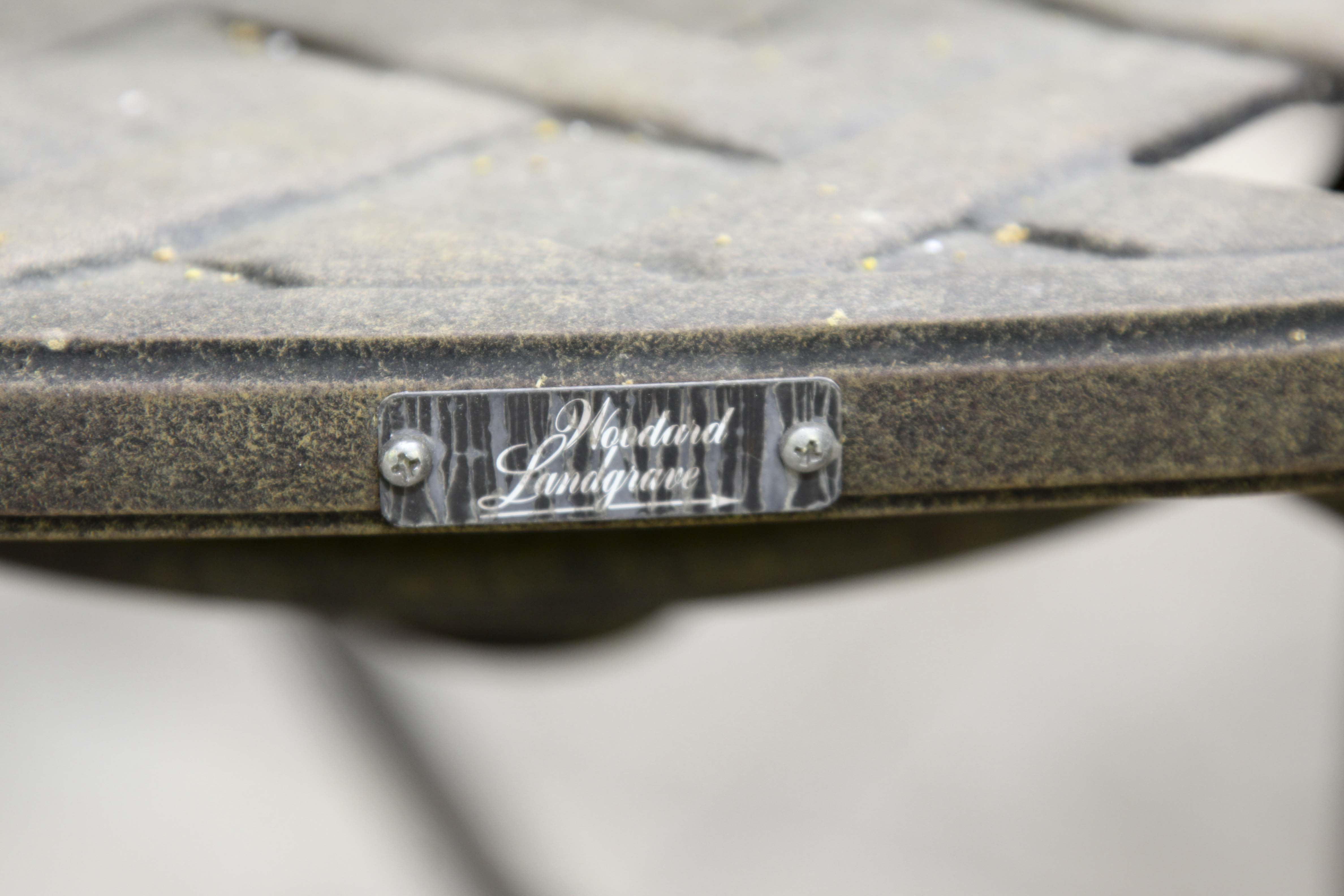 Woodard Landgrave Patio Round Table and Chair Set