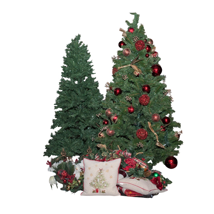 Christmas Décor Including Full-Size Trees