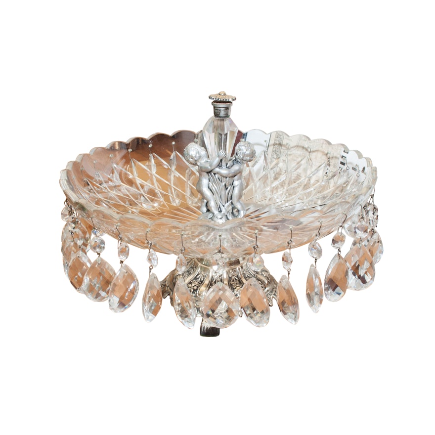 Cut Glass Centerpiece Bowl