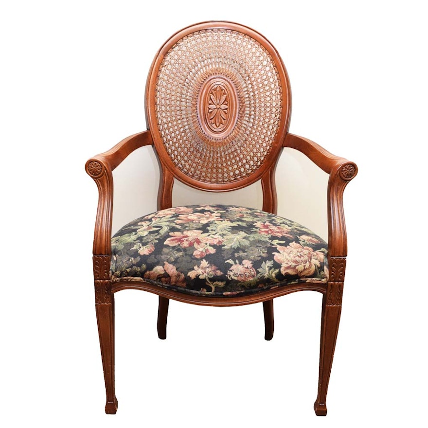 Louis XVI Style Oval Back Side Chair