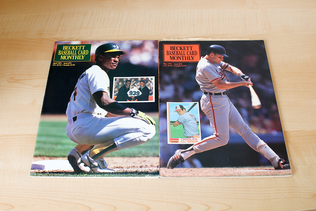 1990s-2000s Baseball Trading Cards and Beckett Baseball Card Magazines