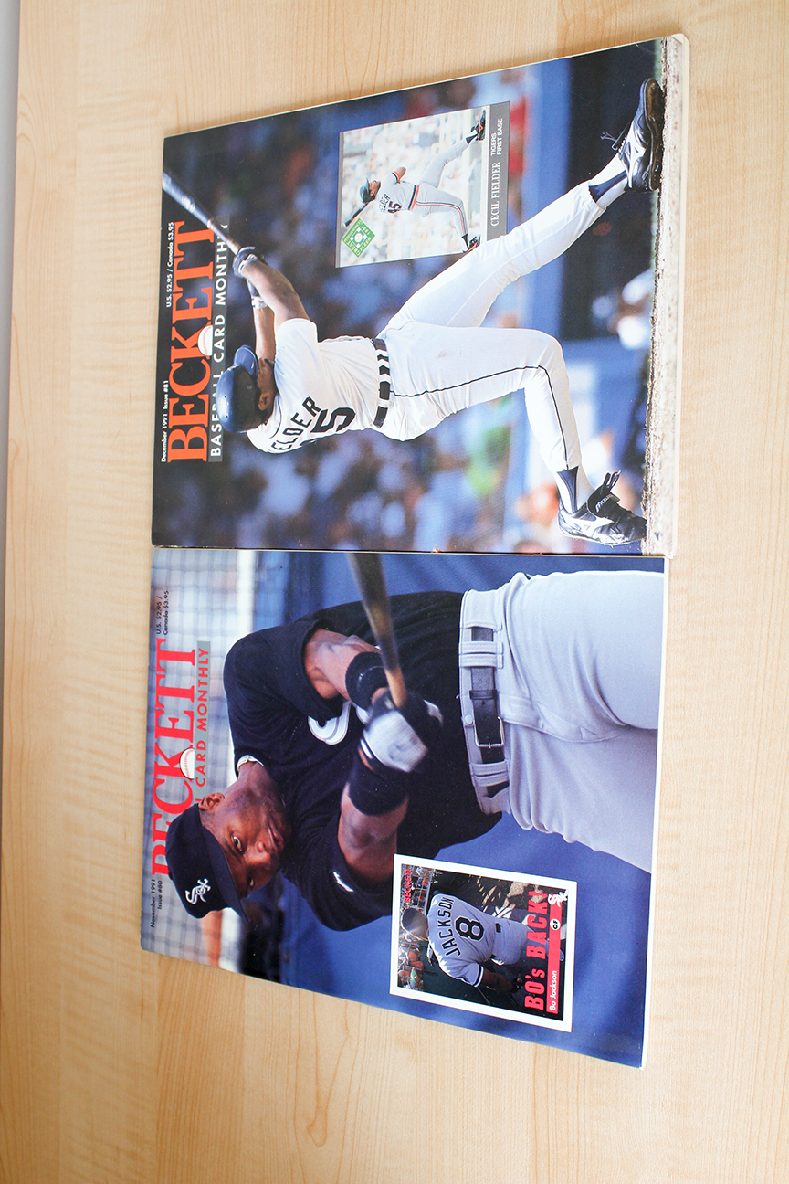 1990s-2000s Baseball Trading Cards and Beckett Baseball Card Magazines