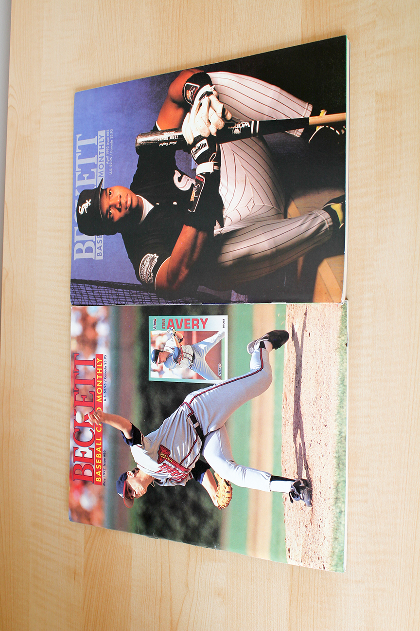 1990s-2000s Baseball Trading Cards and Beckett Baseball Card Magazines