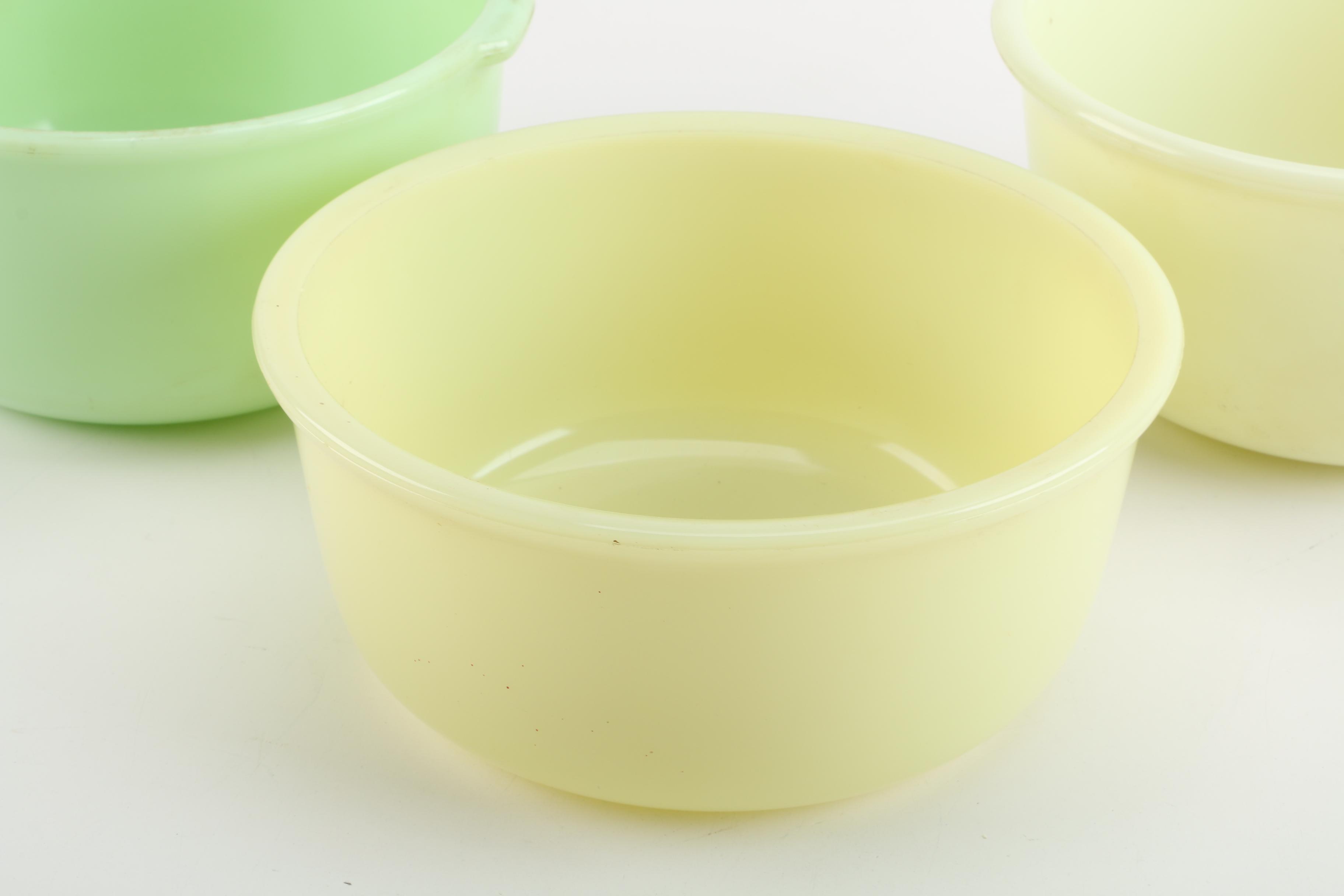 Vintage Glass Mixing Bowls