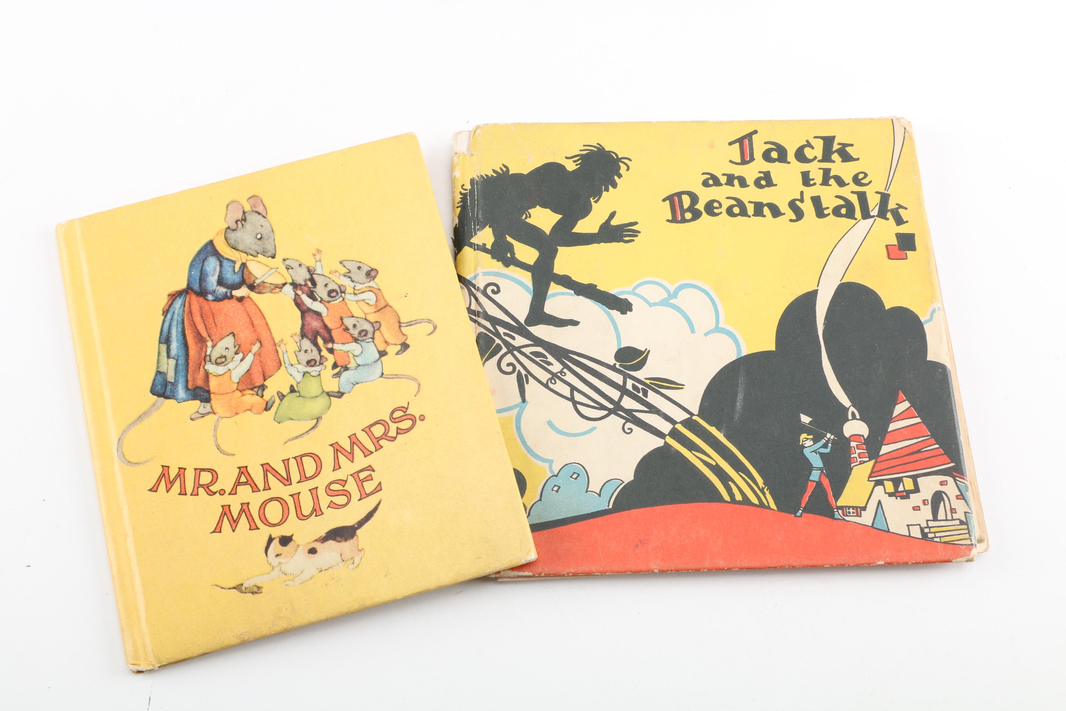 Vintage and Antique Children's Books, Including "Walt Disney's Bambi"