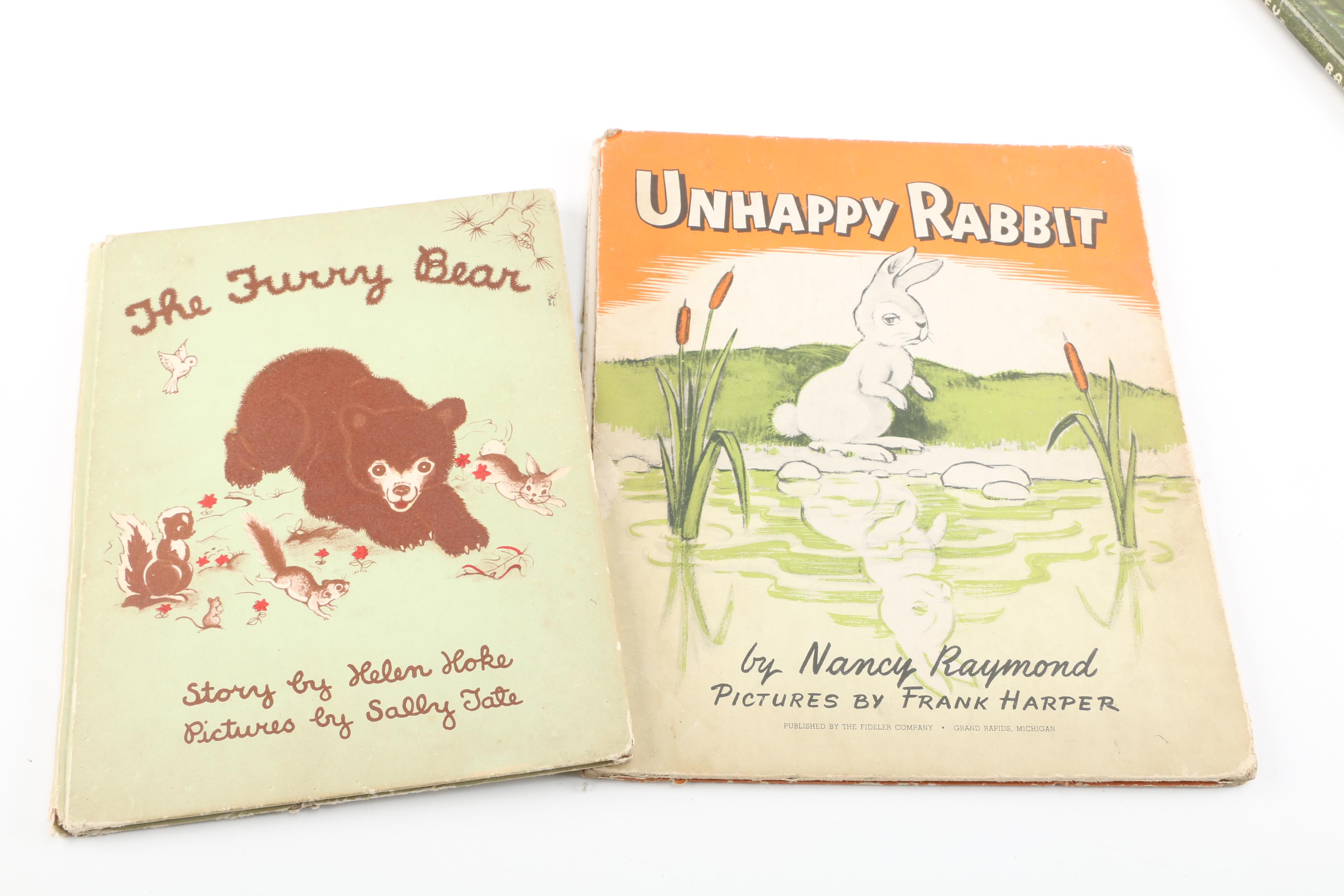 Vintage and Antique Children's Books, Including "Walt Disney's Bambi"