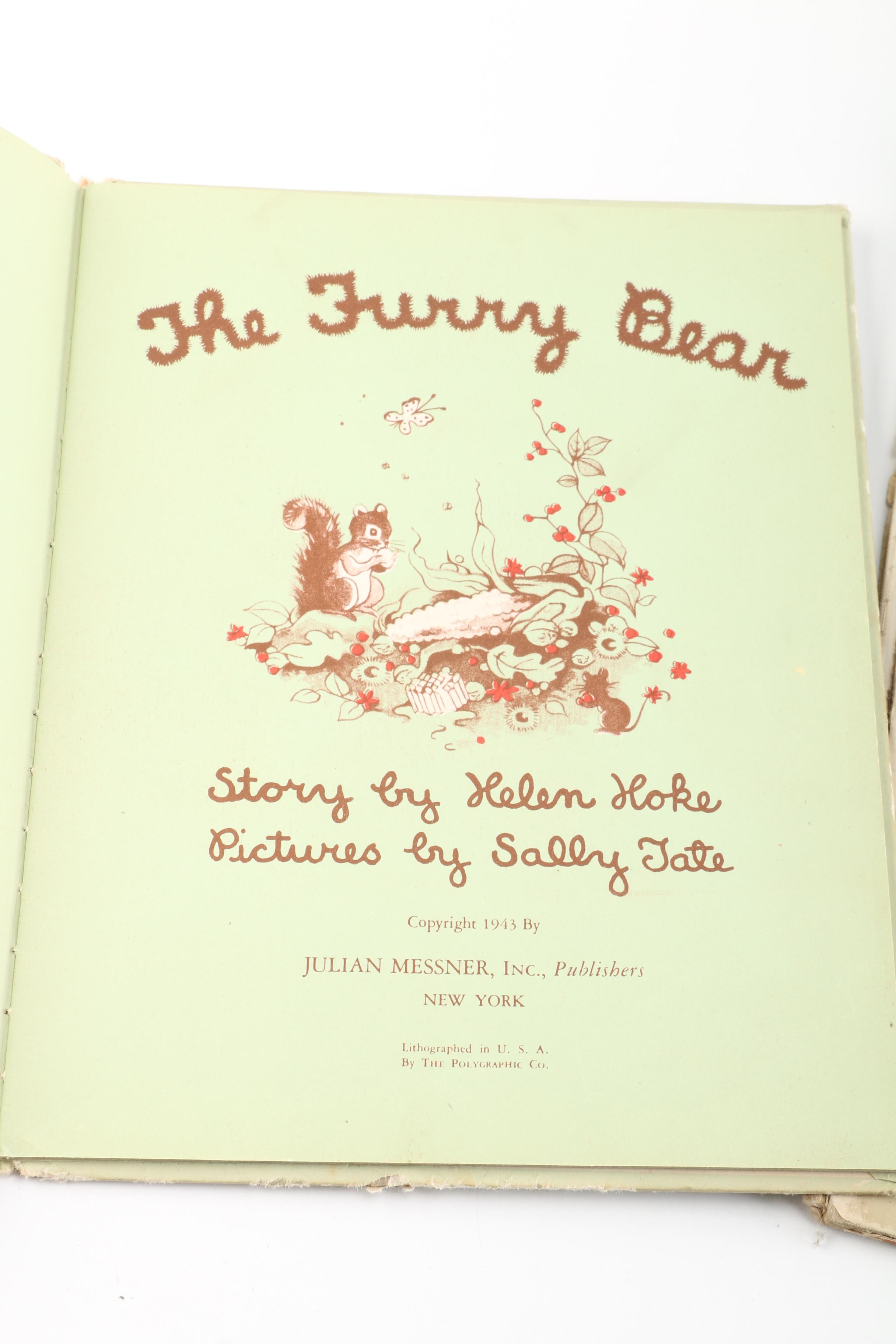 Vintage and Antique Children's Books, Including "Walt Disney's Bambi"