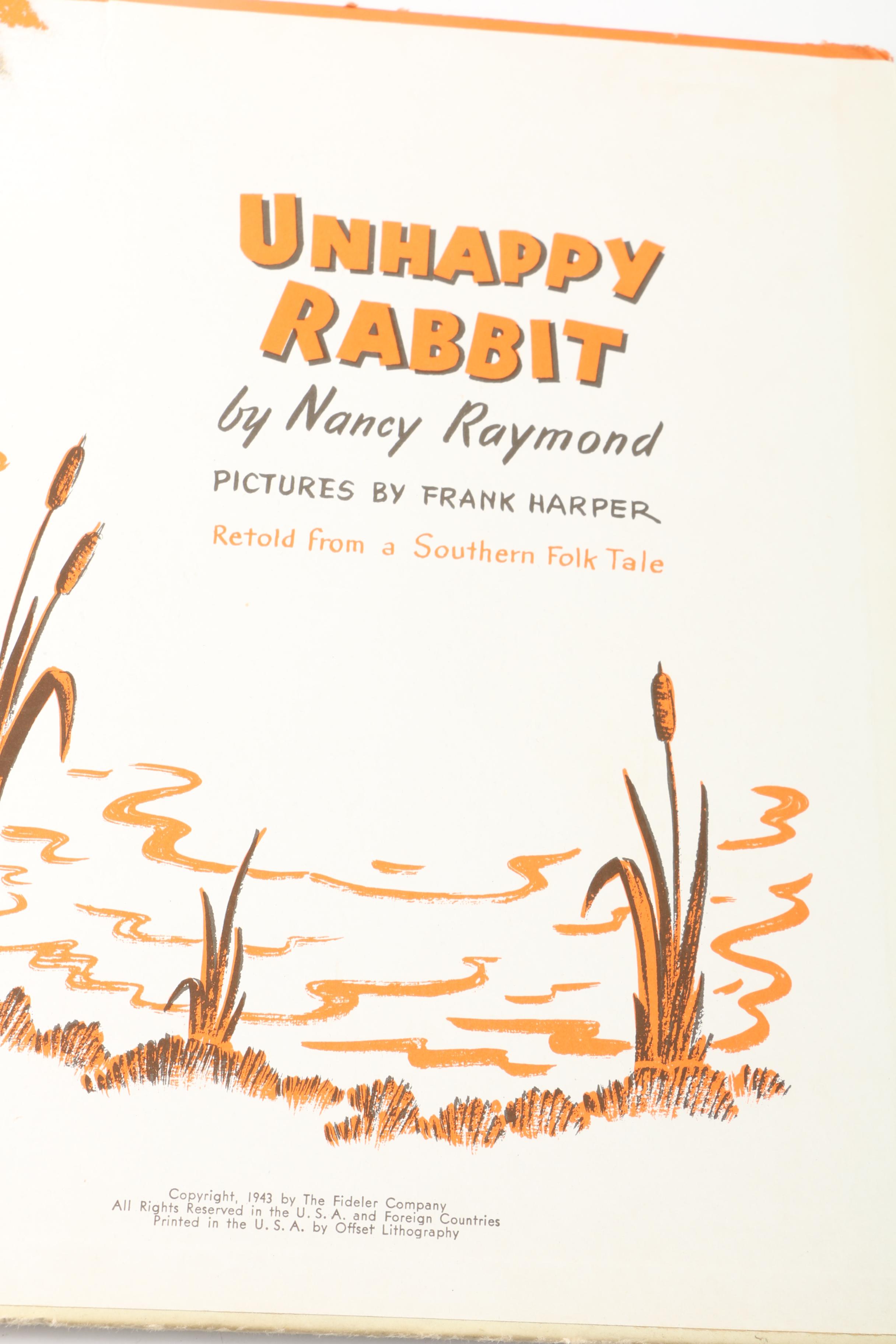 Vintage and Antique Children's Books, Including "Walt Disney's Bambi"