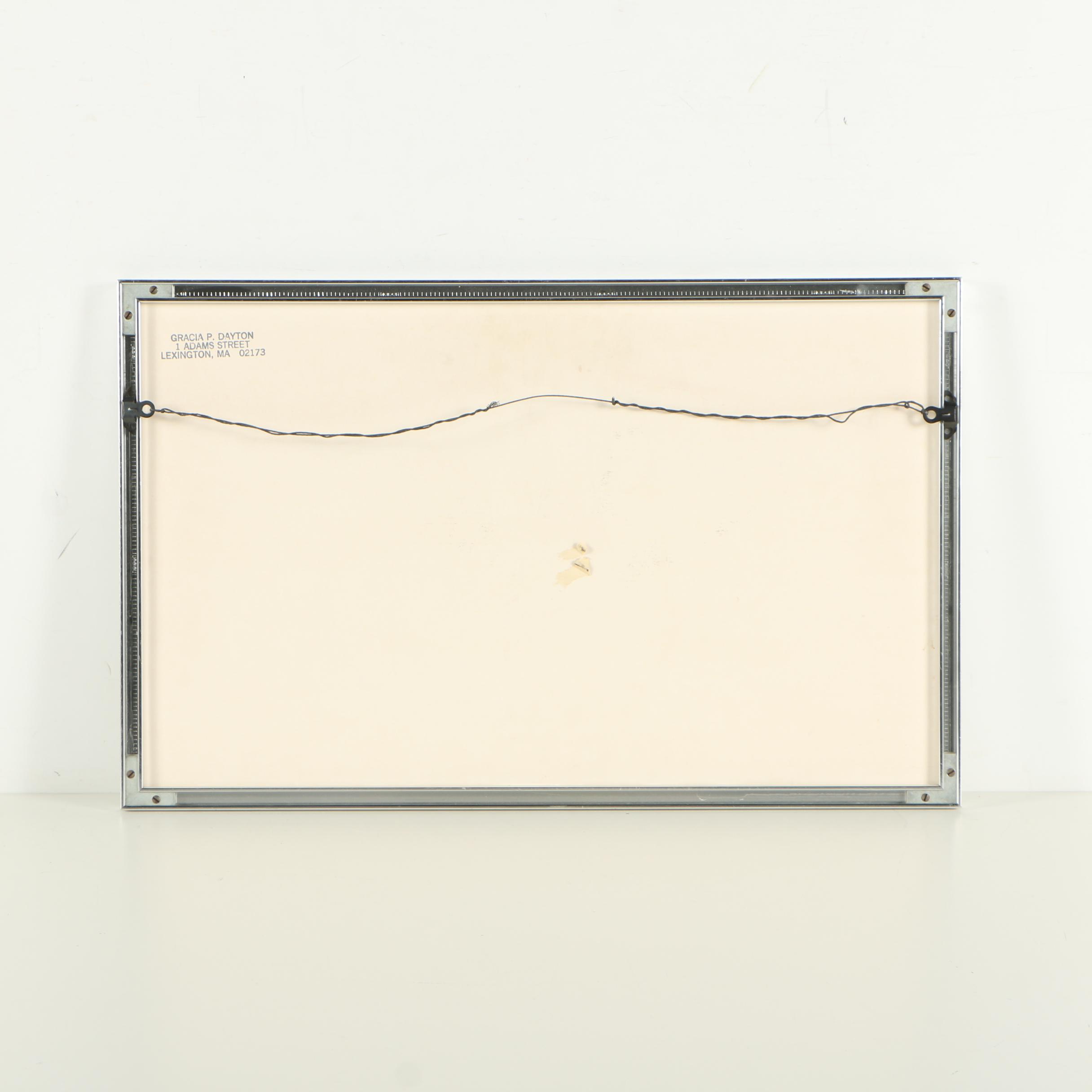 Gracia P. Dayton Watercolor Painting