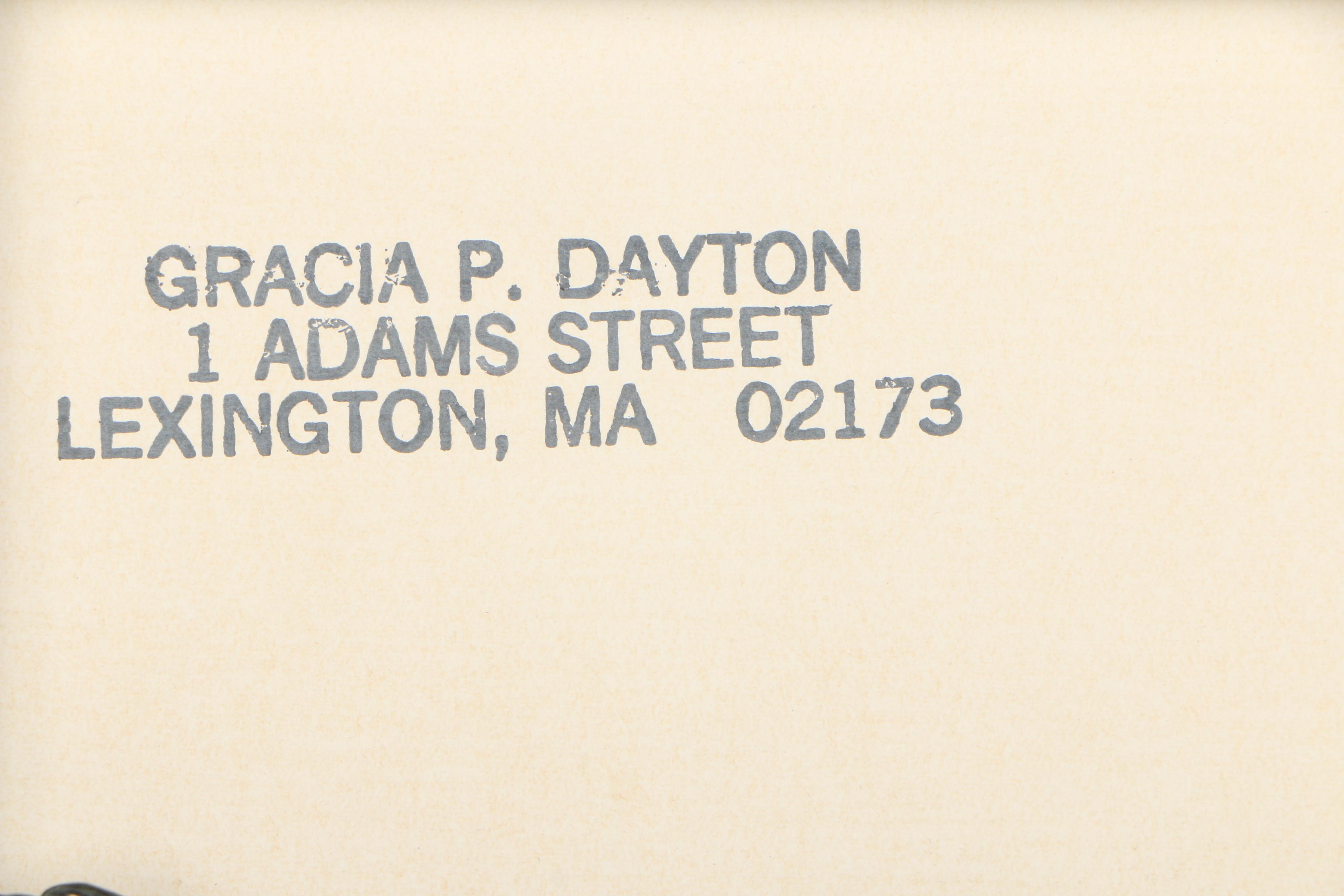 Gracia P. Dayton Watercolor Painting