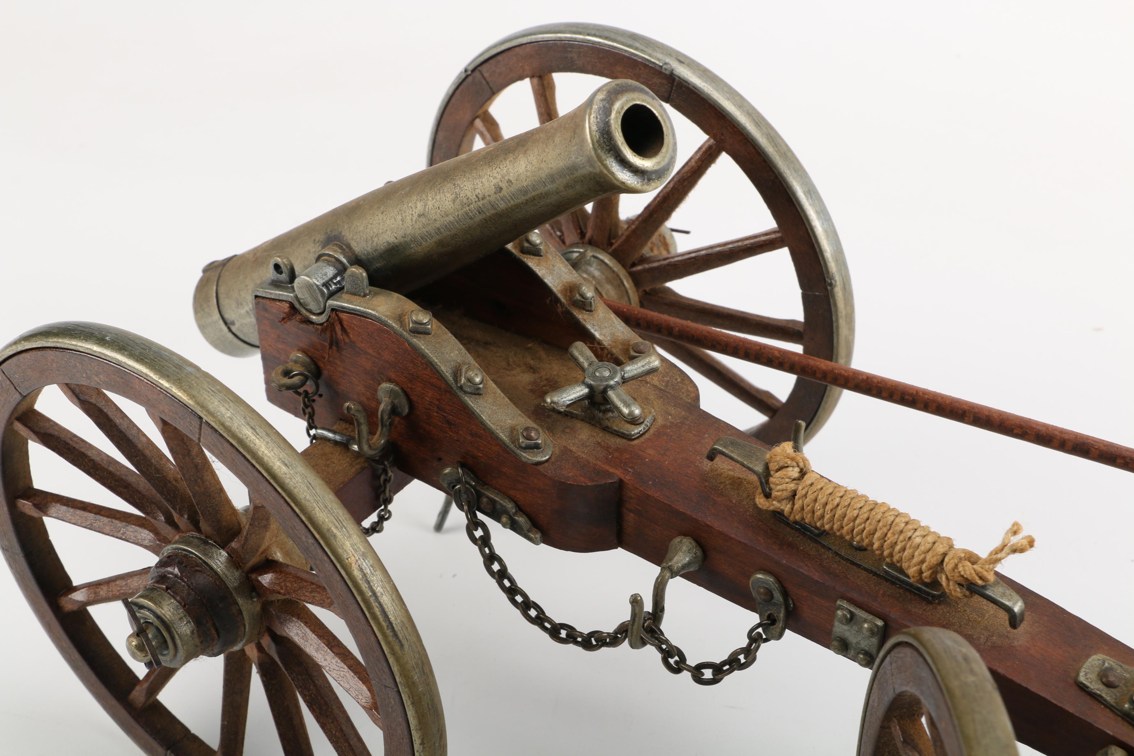 Horses and Cannon Figurines