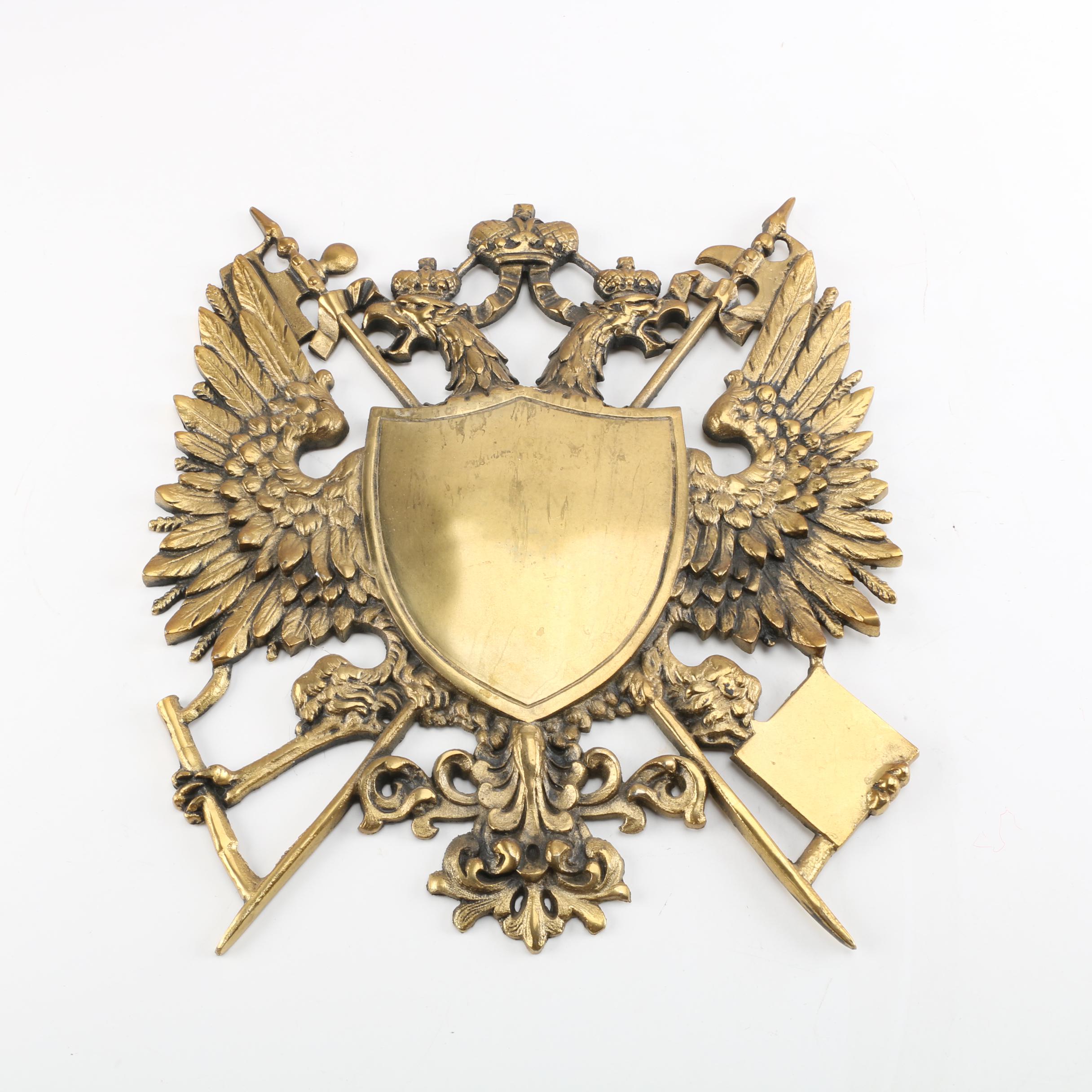 Russian Coat of Arms Herald Plaque