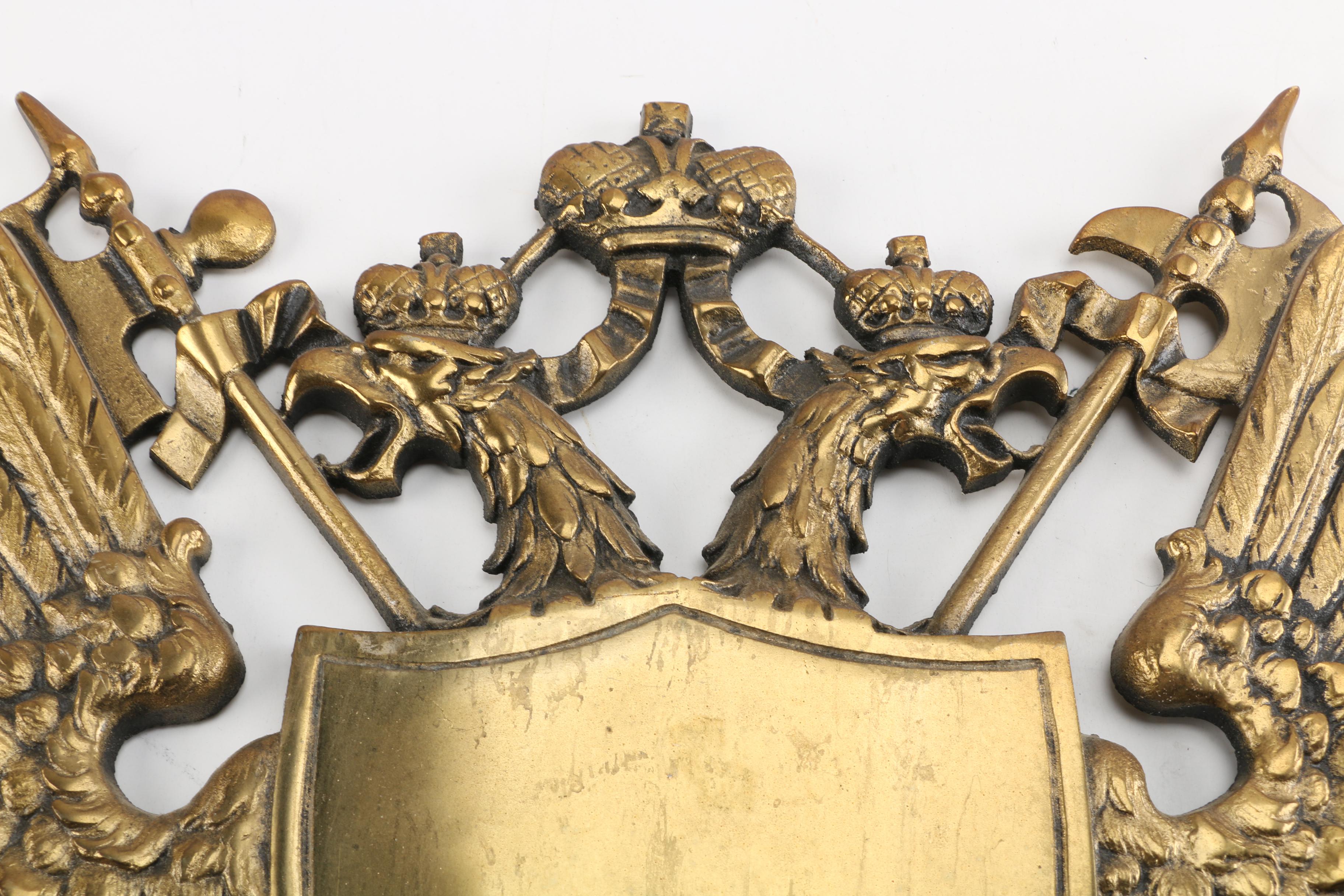 Russian Coat of Arms Herald Plaque