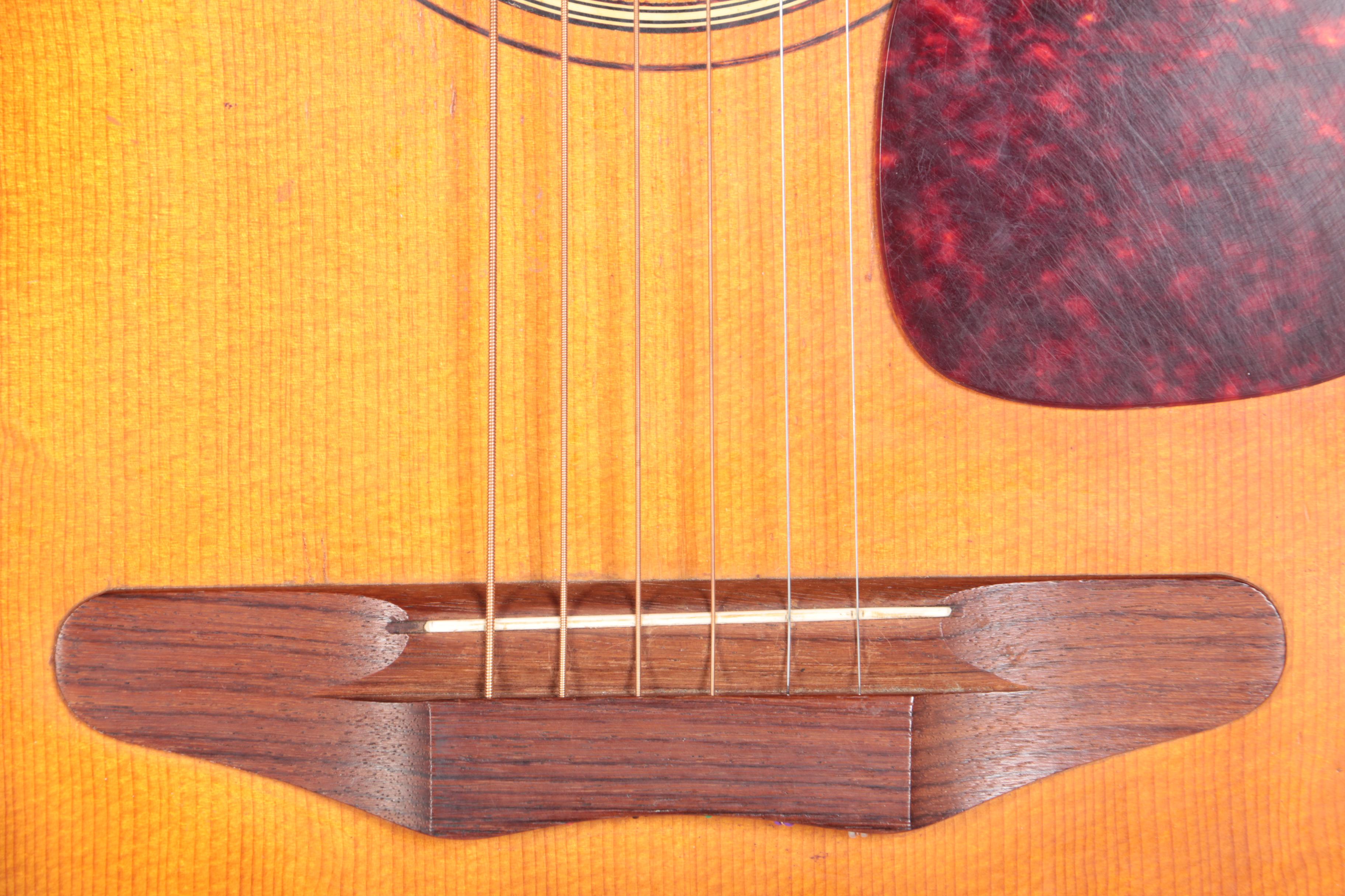 Vintage Harmony Sovereign H-6560 1975 Jumbo Acoustic Guitar with Case