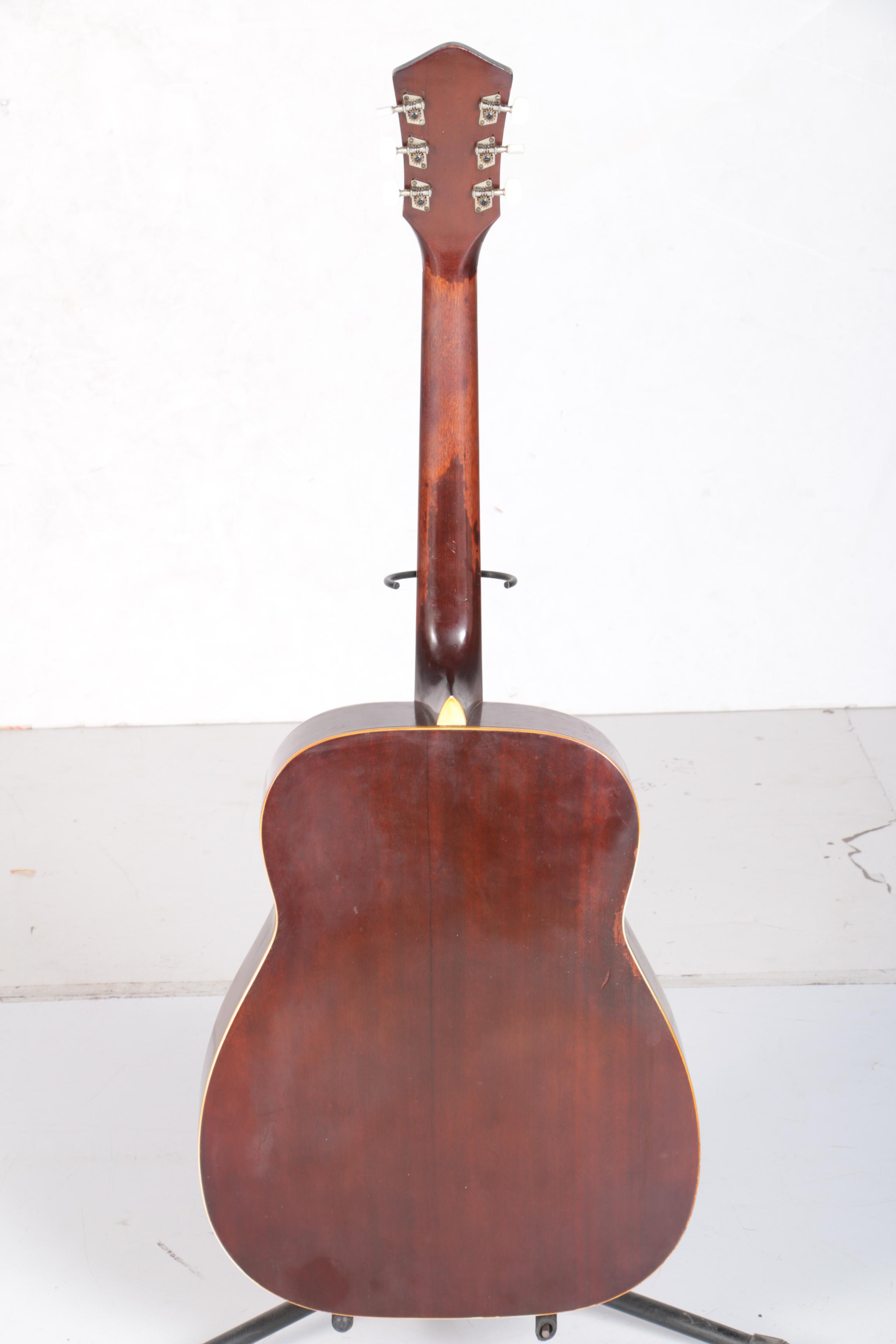 Vintage Harmony Sovereign H-6560 1975 Jumbo Acoustic Guitar with Case