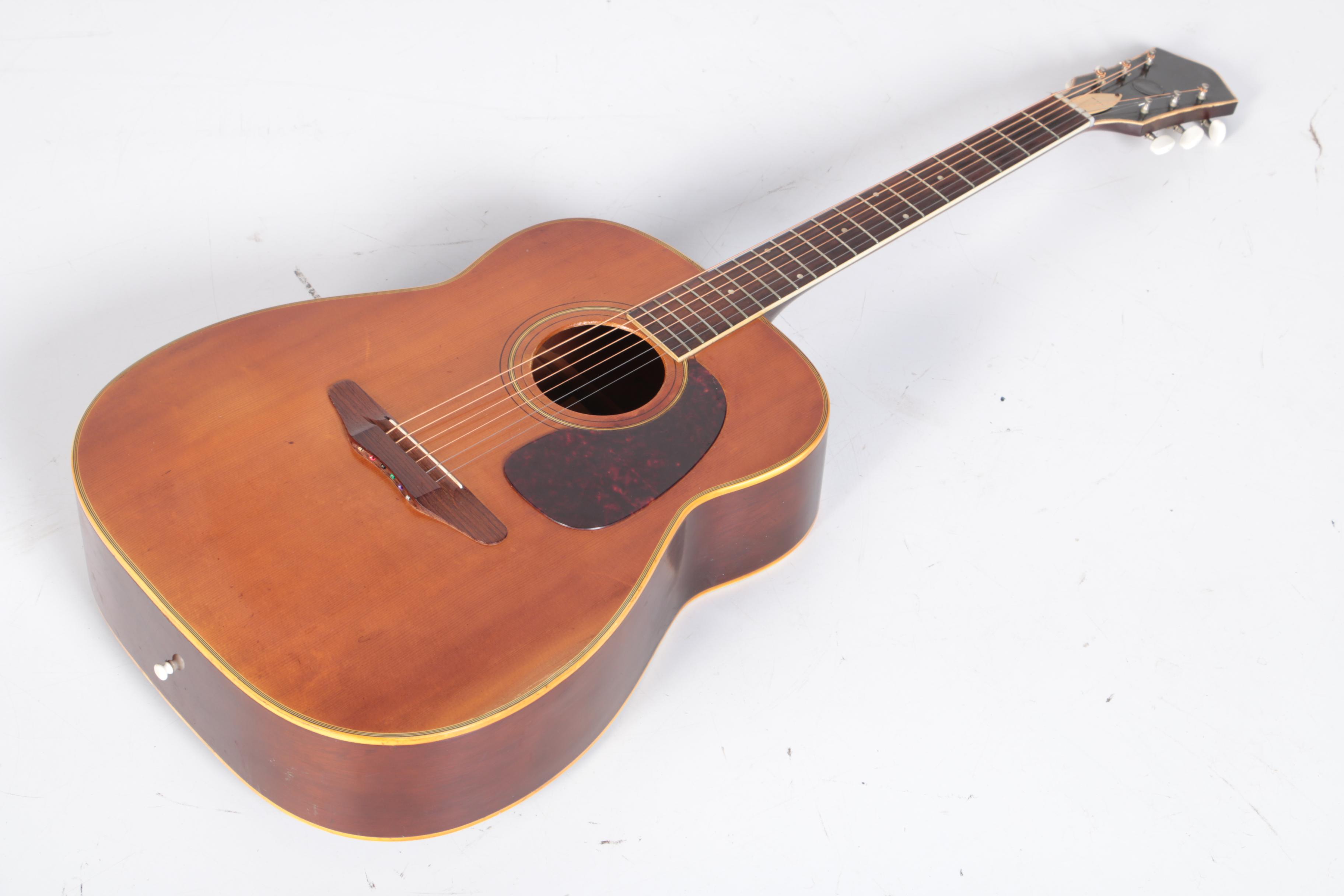 Vintage Harmony Sovereign H-6560 1975 Jumbo Acoustic Guitar with Case