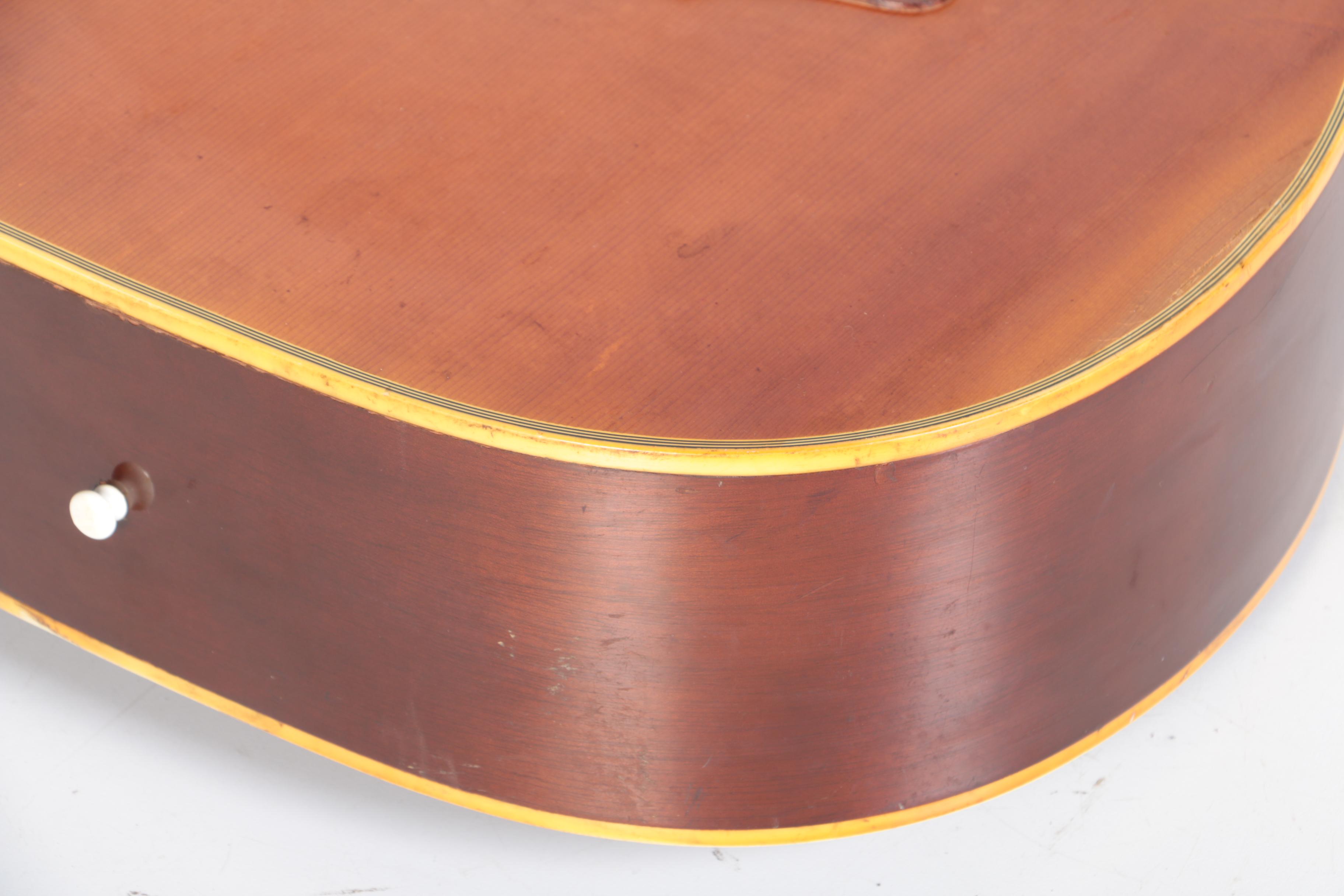 Vintage Harmony Sovereign H-6560 1975 Jumbo Acoustic Guitar with Case