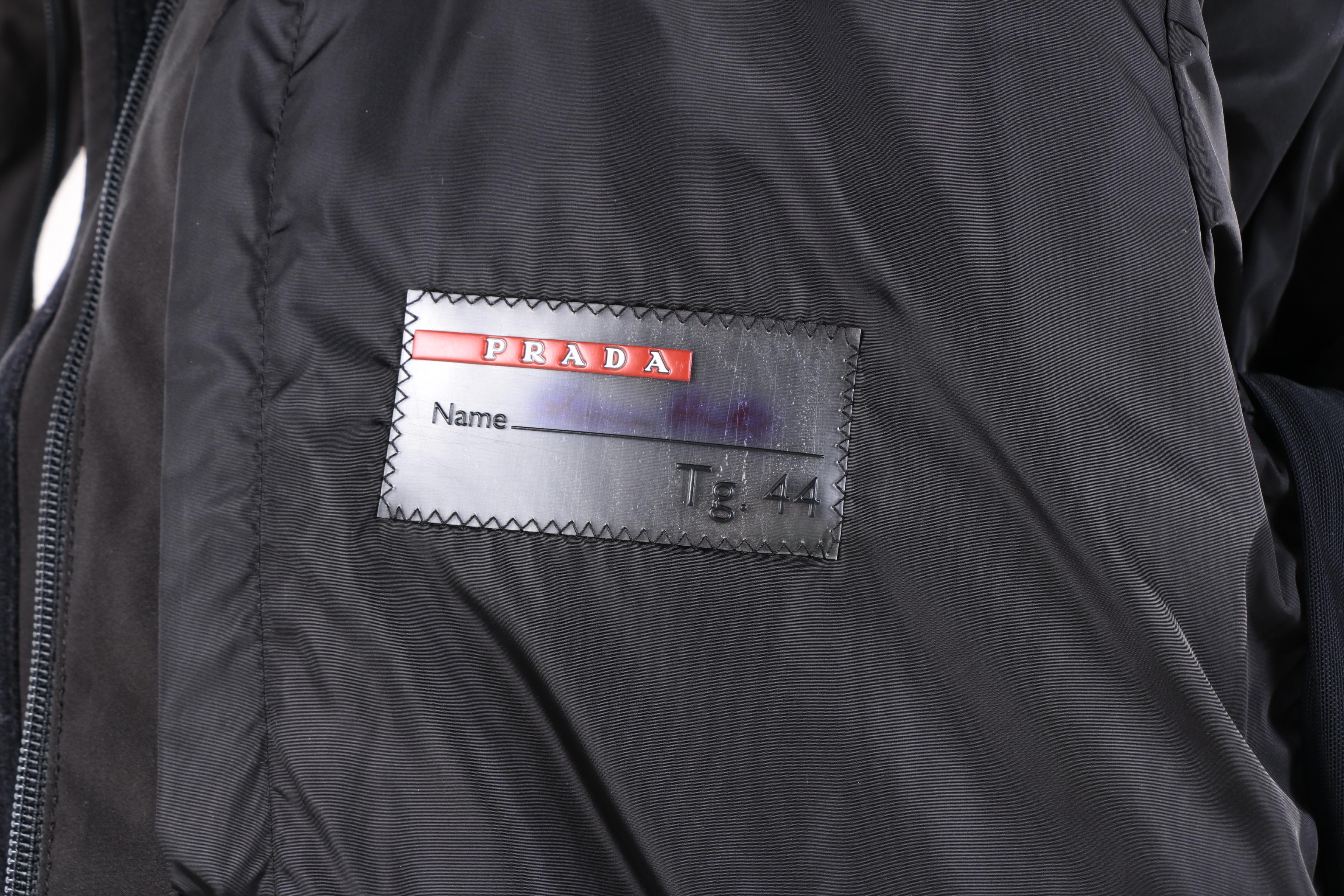 Women's Prada Black Parka with Fox Fur Trim Removable Hood