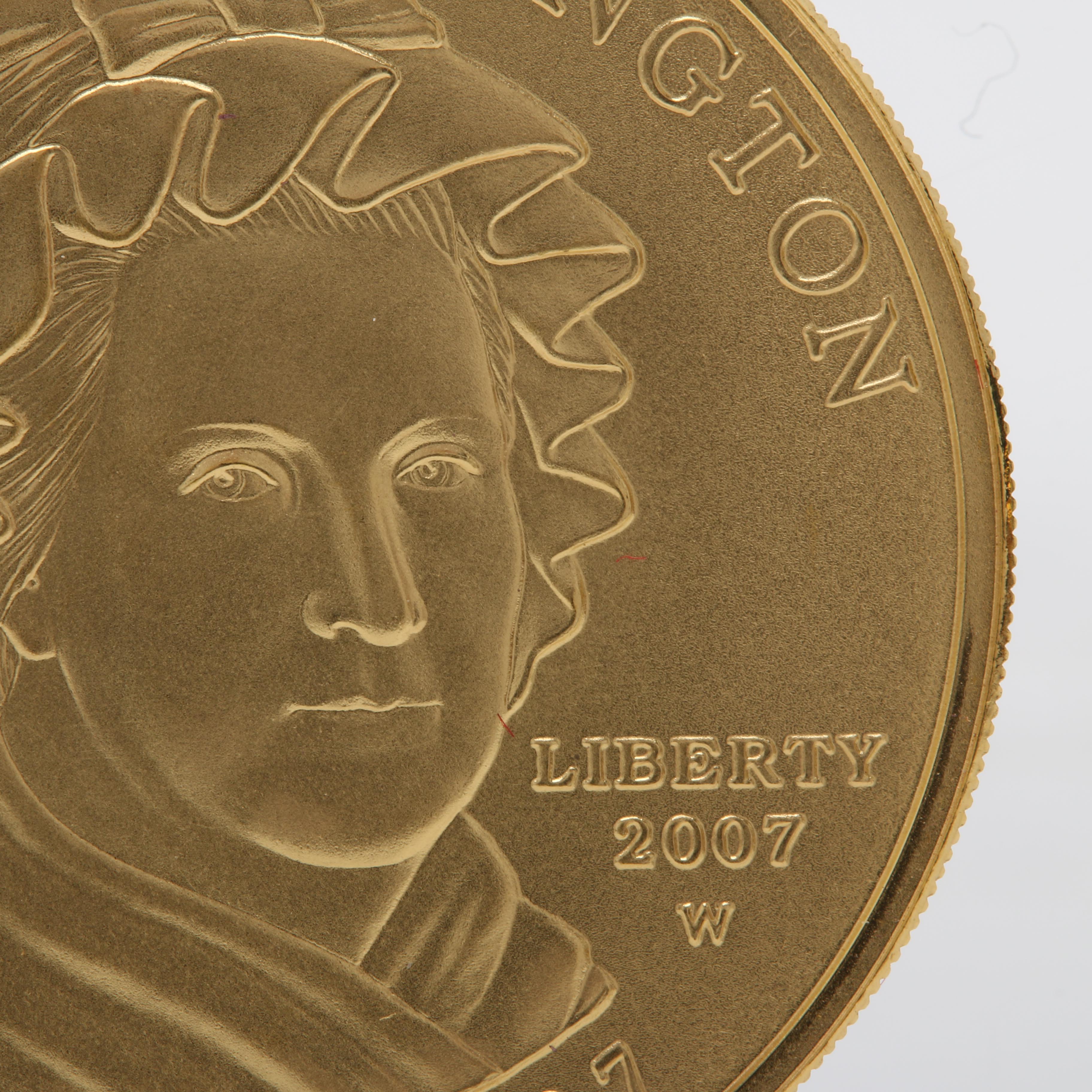 2007-W First Spouse Martha Washington $10 Gold Bullion Coin