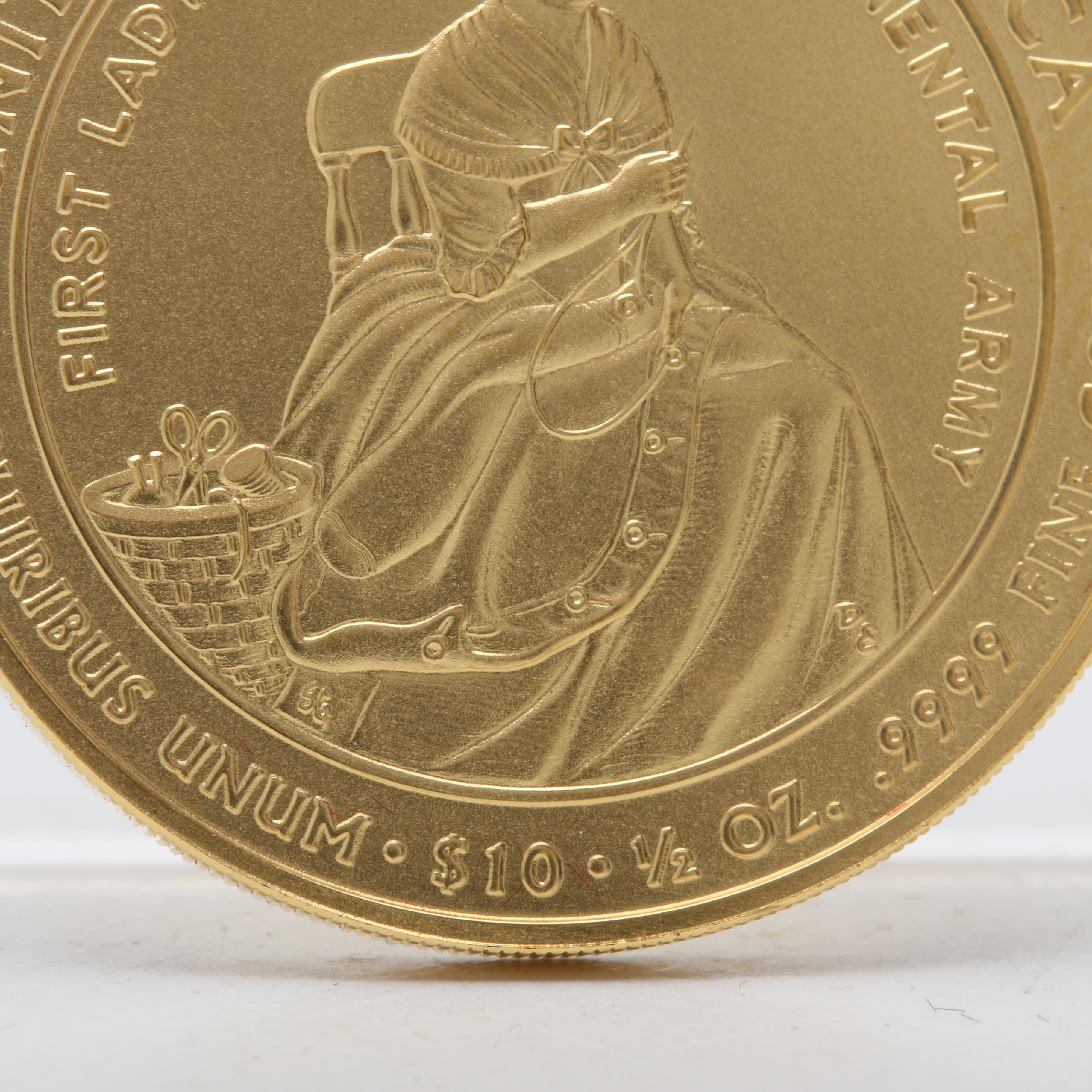 2007-W First Spouse Martha Washington $10 Gold Bullion Coin