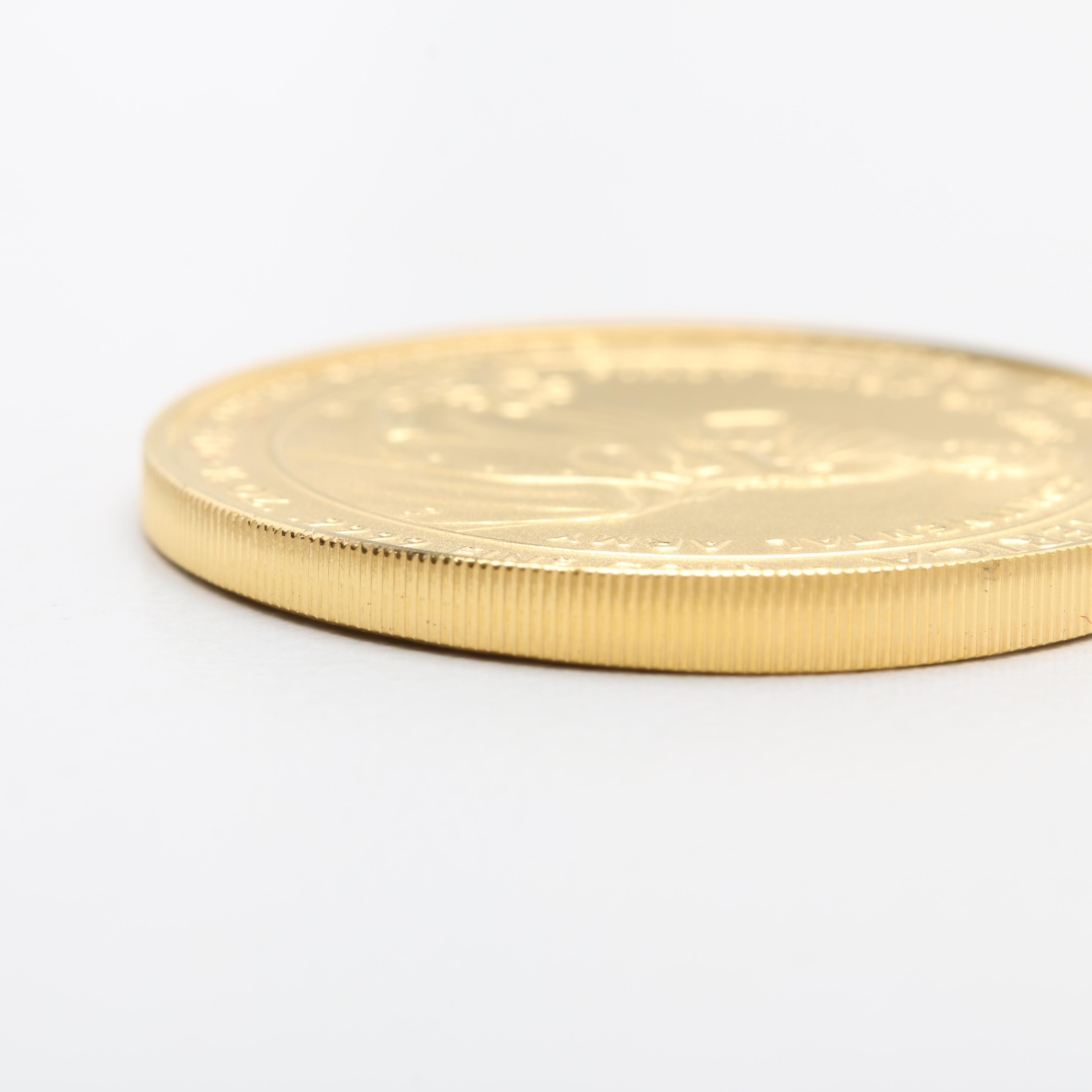 2007-W First Spouse Martha Washington $10 Gold Bullion Coin