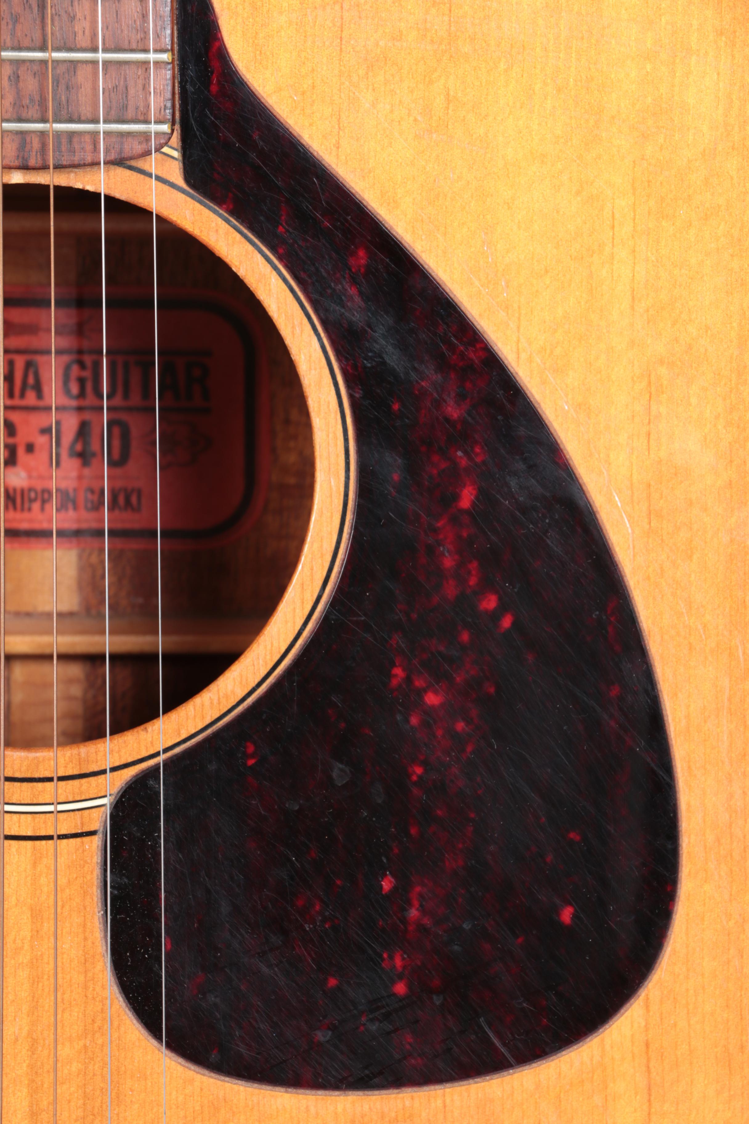 Vintage Yamaha FG-140 Nippon Gakki Acoustic Guitar with Case