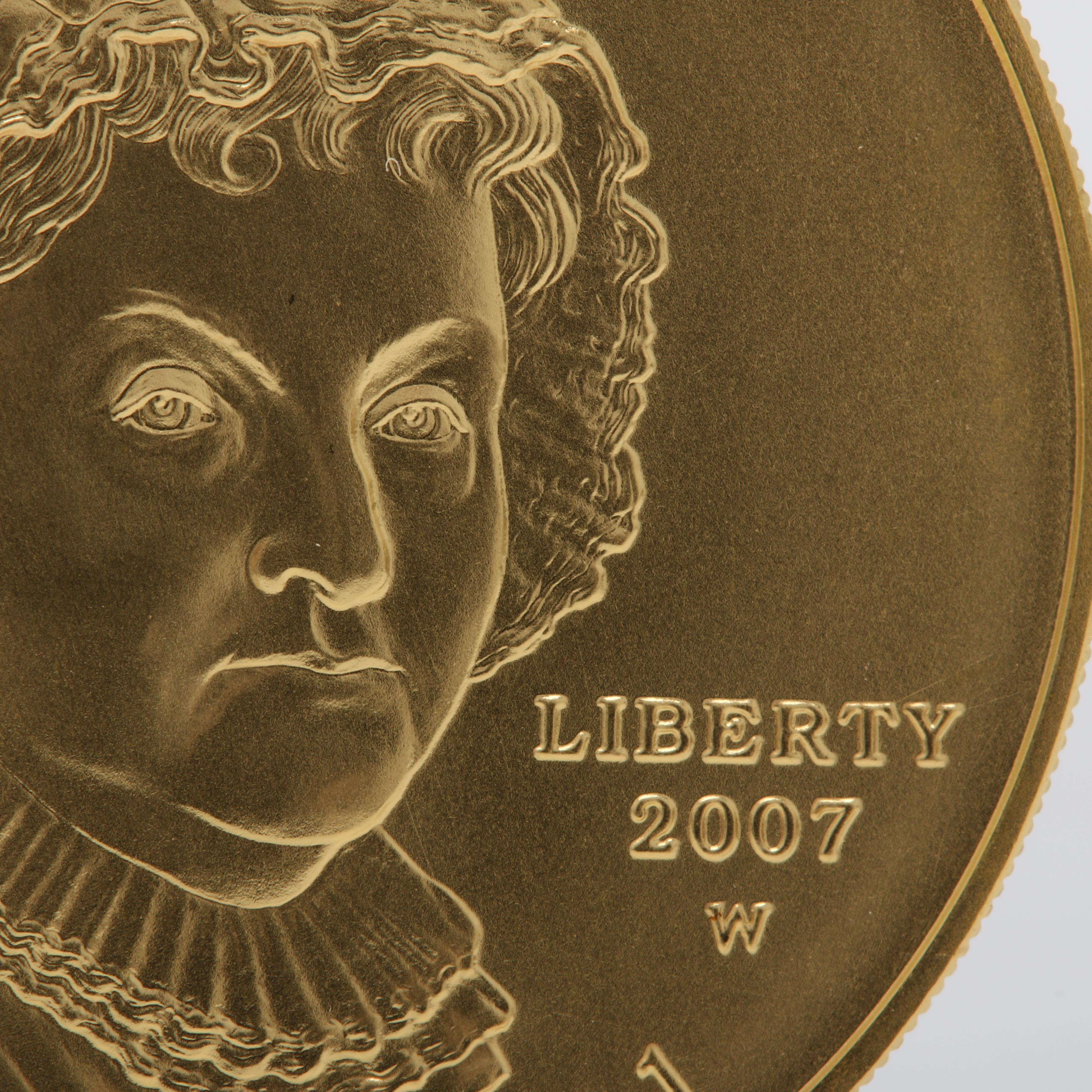 2007-W First Spouse Abigail Adams $10 Gold Bullion Coin