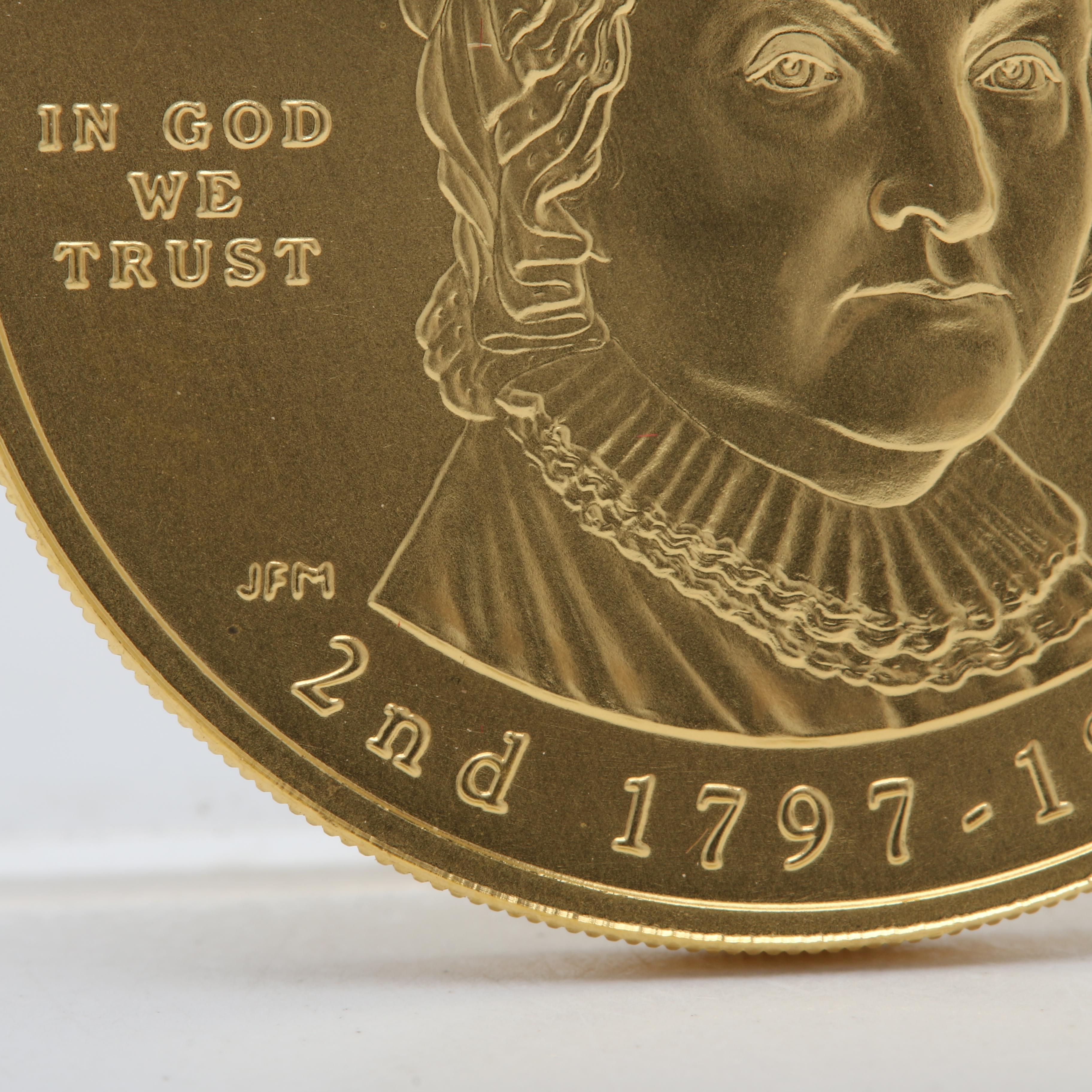 2007-W First Spouse Abigail Adams $10 Gold Bullion Coin