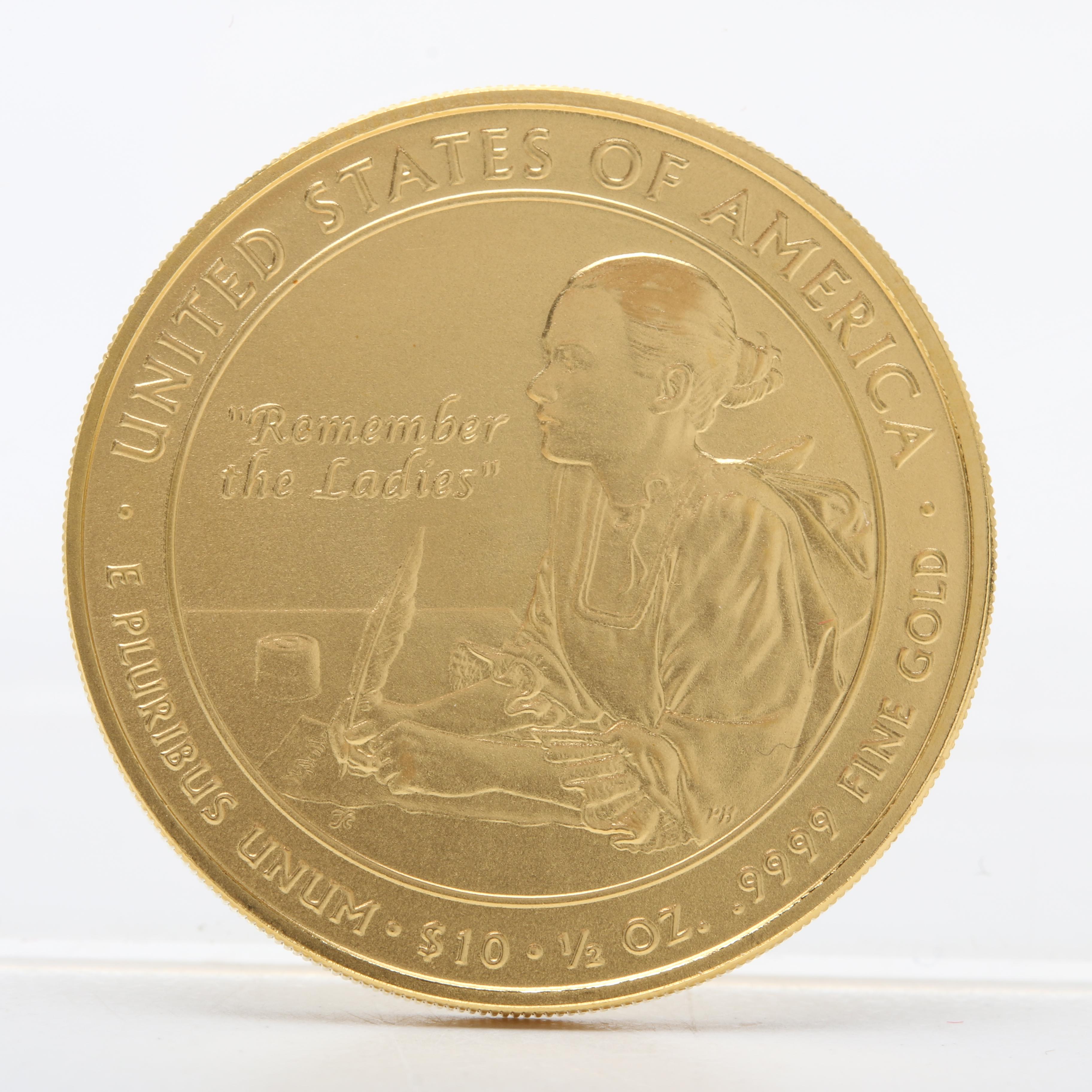 2007-W First Spouse Abigail Adams $10 Gold Bullion Coin