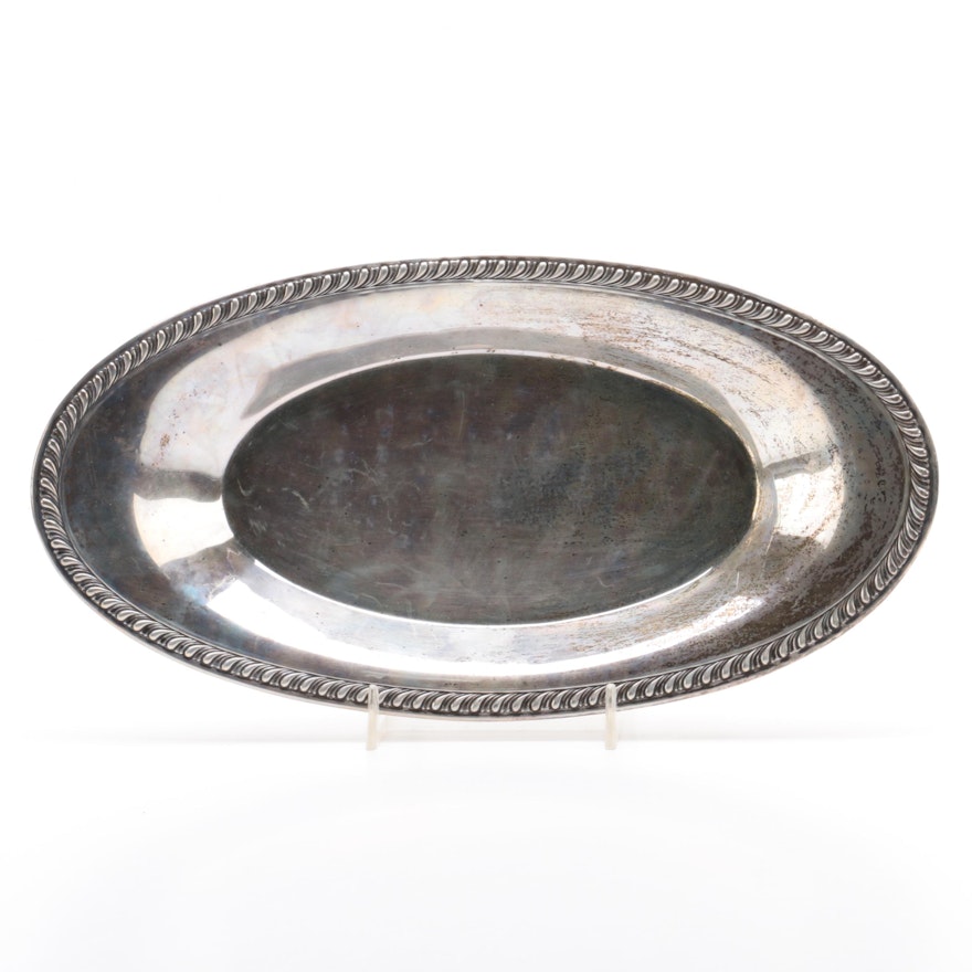 Manchester Silver Co. "Gadroonette" Sterling Silver Bread Tray
