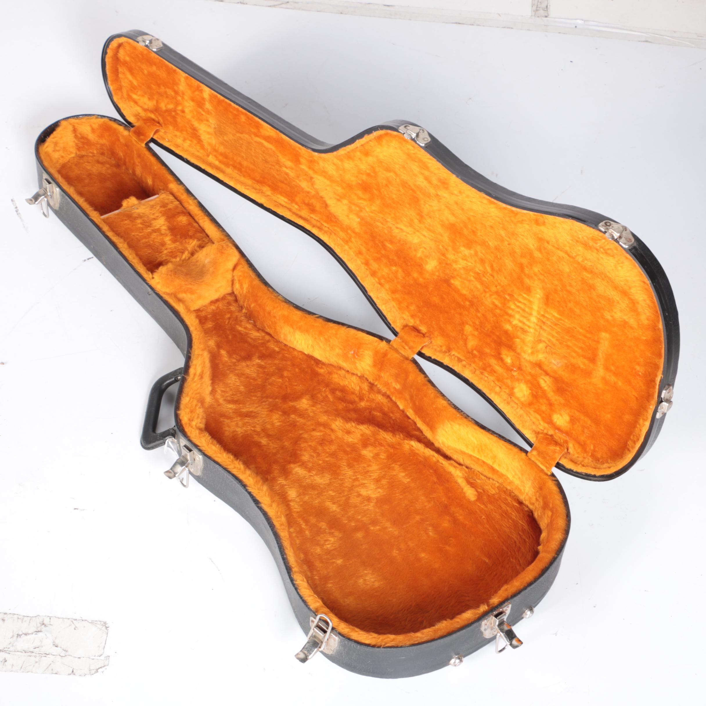 1960s Silvertone Stratotone 1420 Sunburst Electric Guitar with Case