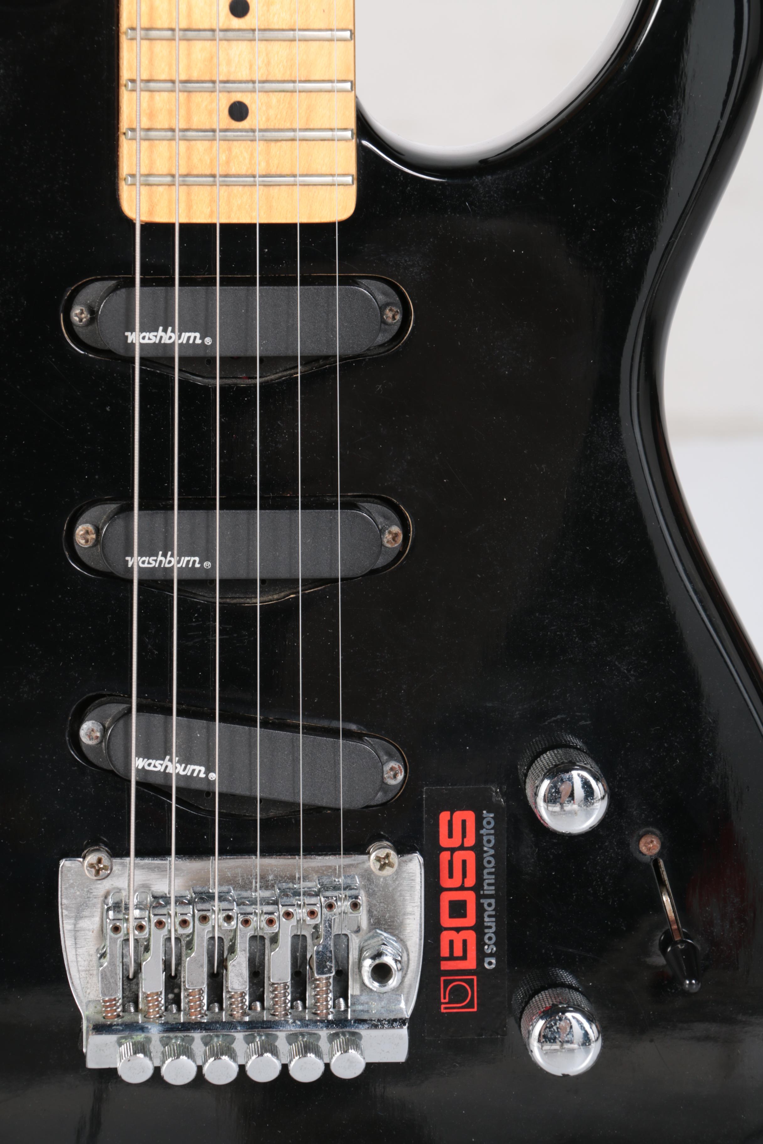 1980s Washburn G-3V Electric Guitar with Hardshell Case