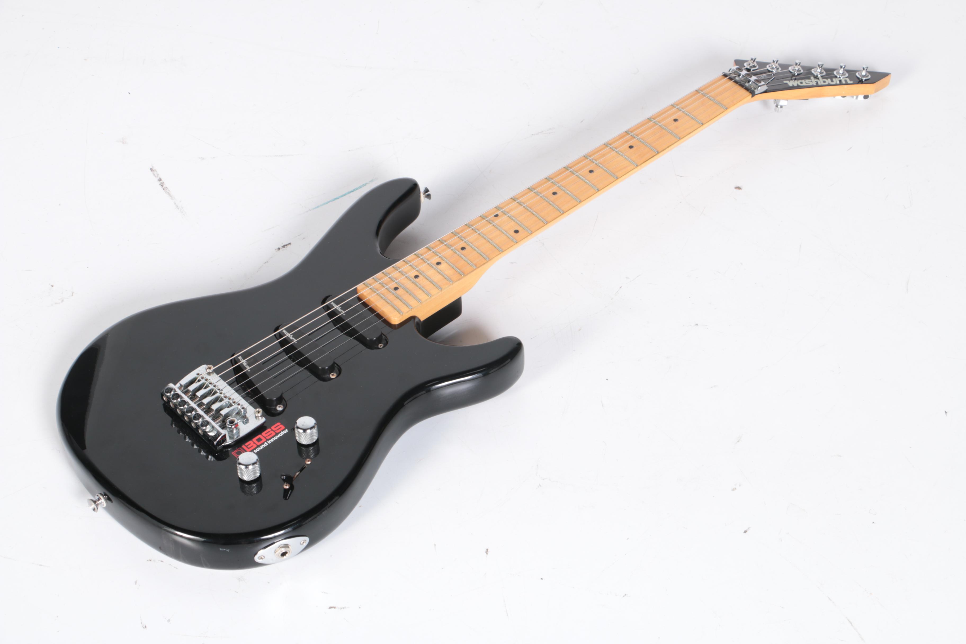 1980s Washburn G-3V Electric Guitar with Hardshell Case