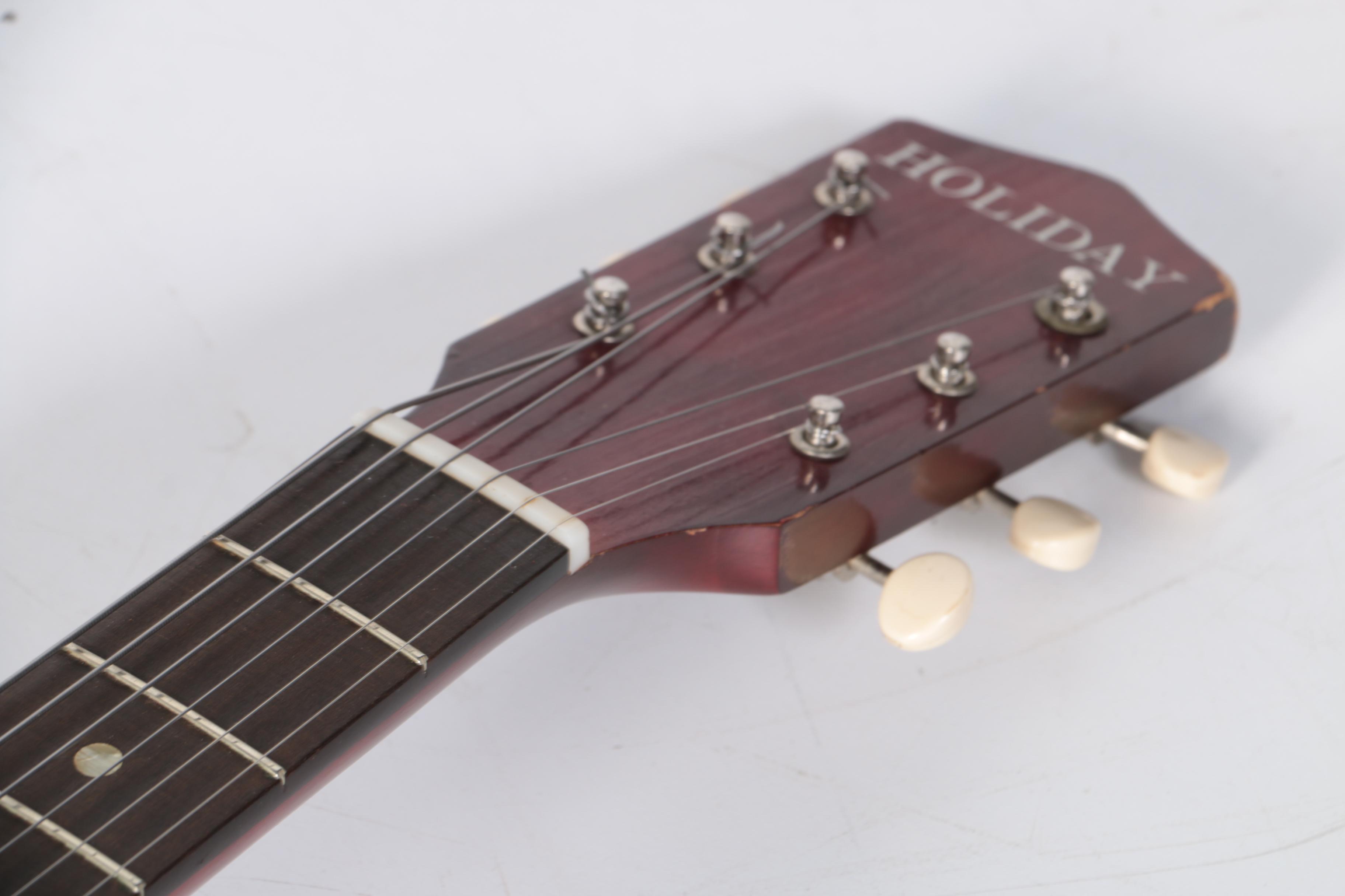 Vintage 1965 Harmony Holiday Rocket H54 Hollowbody Electric Guitar with Gig Bag