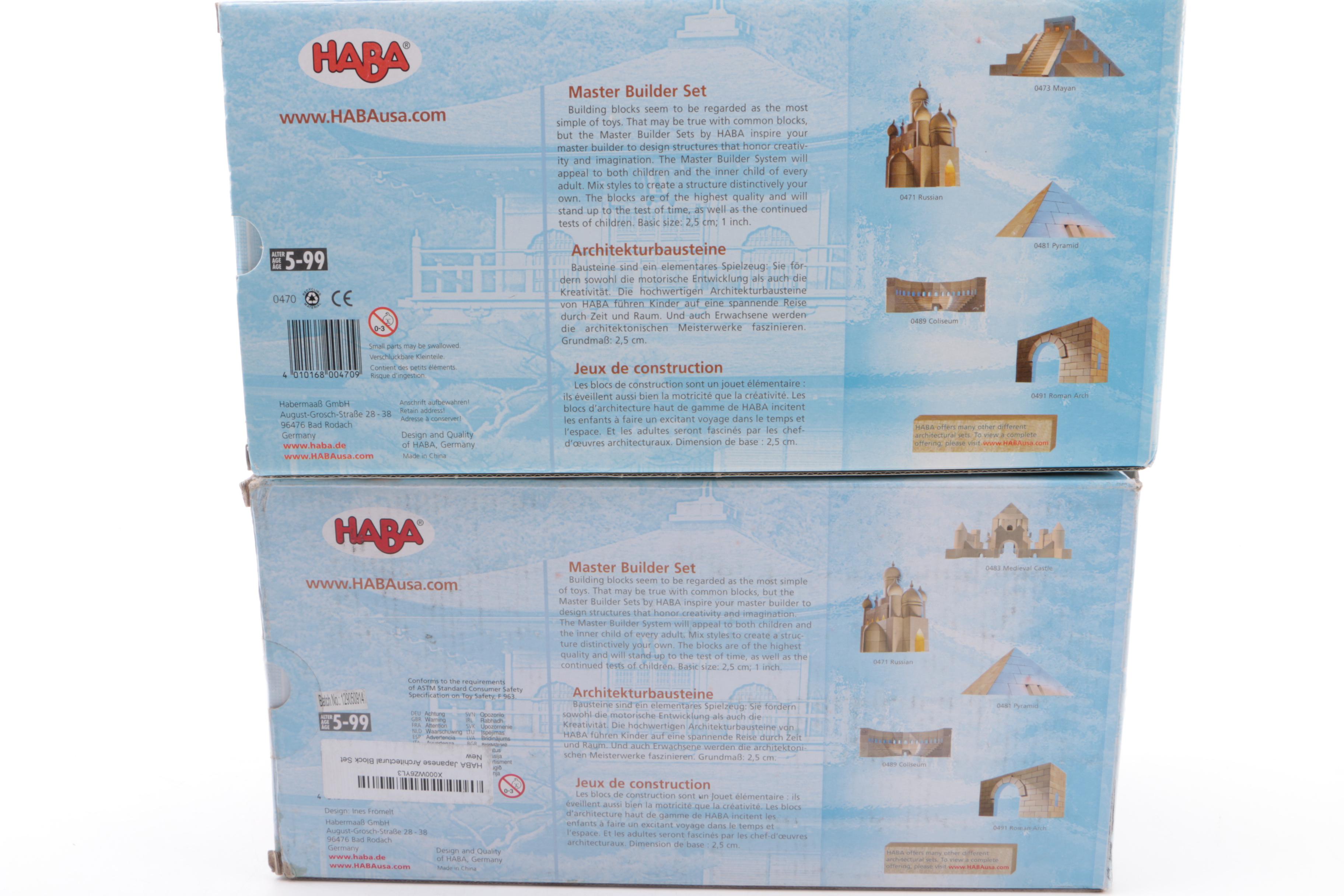 Internationally Themed Building Block Sets by Haba