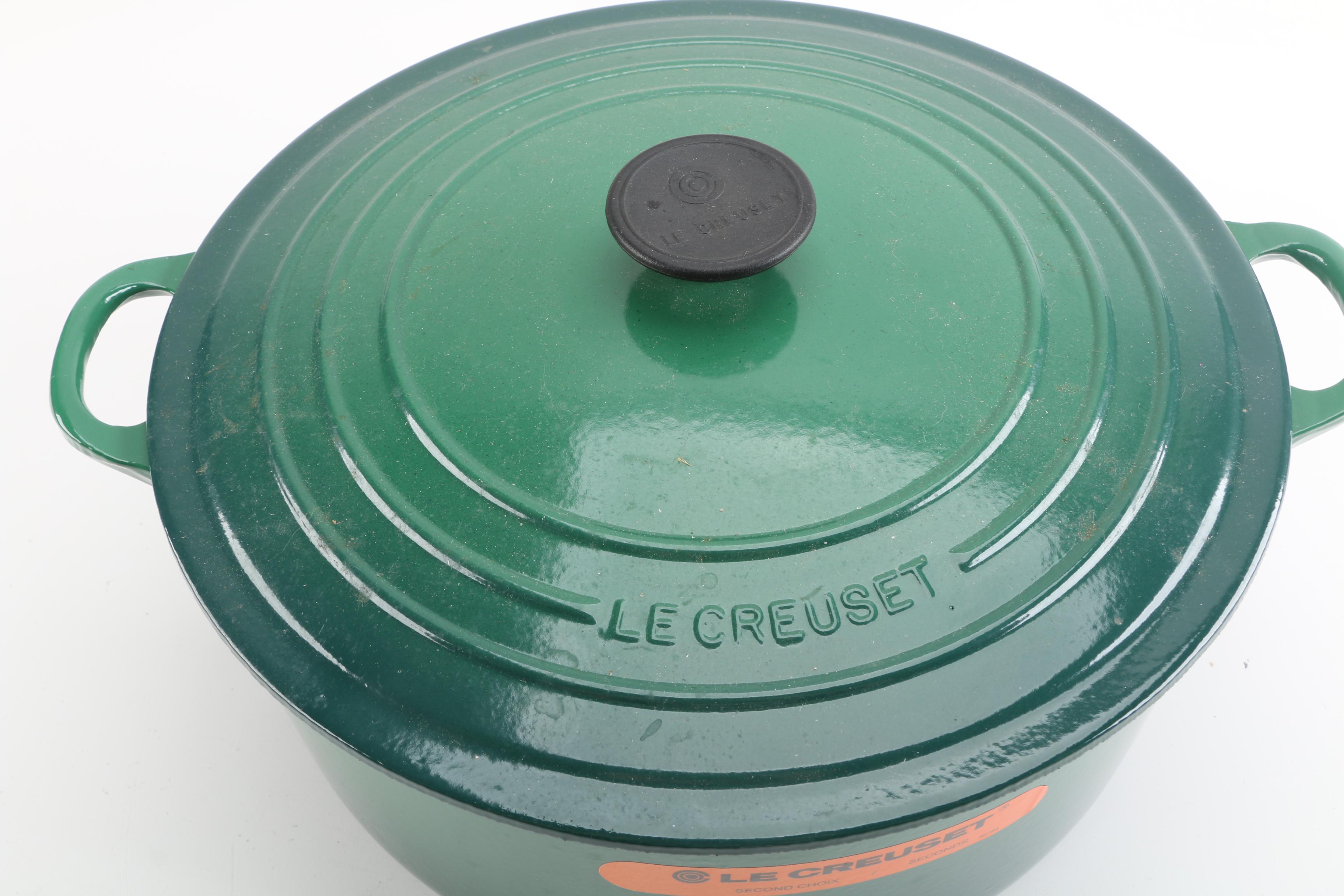 Le Creuset Green Enameled Dutch Oven