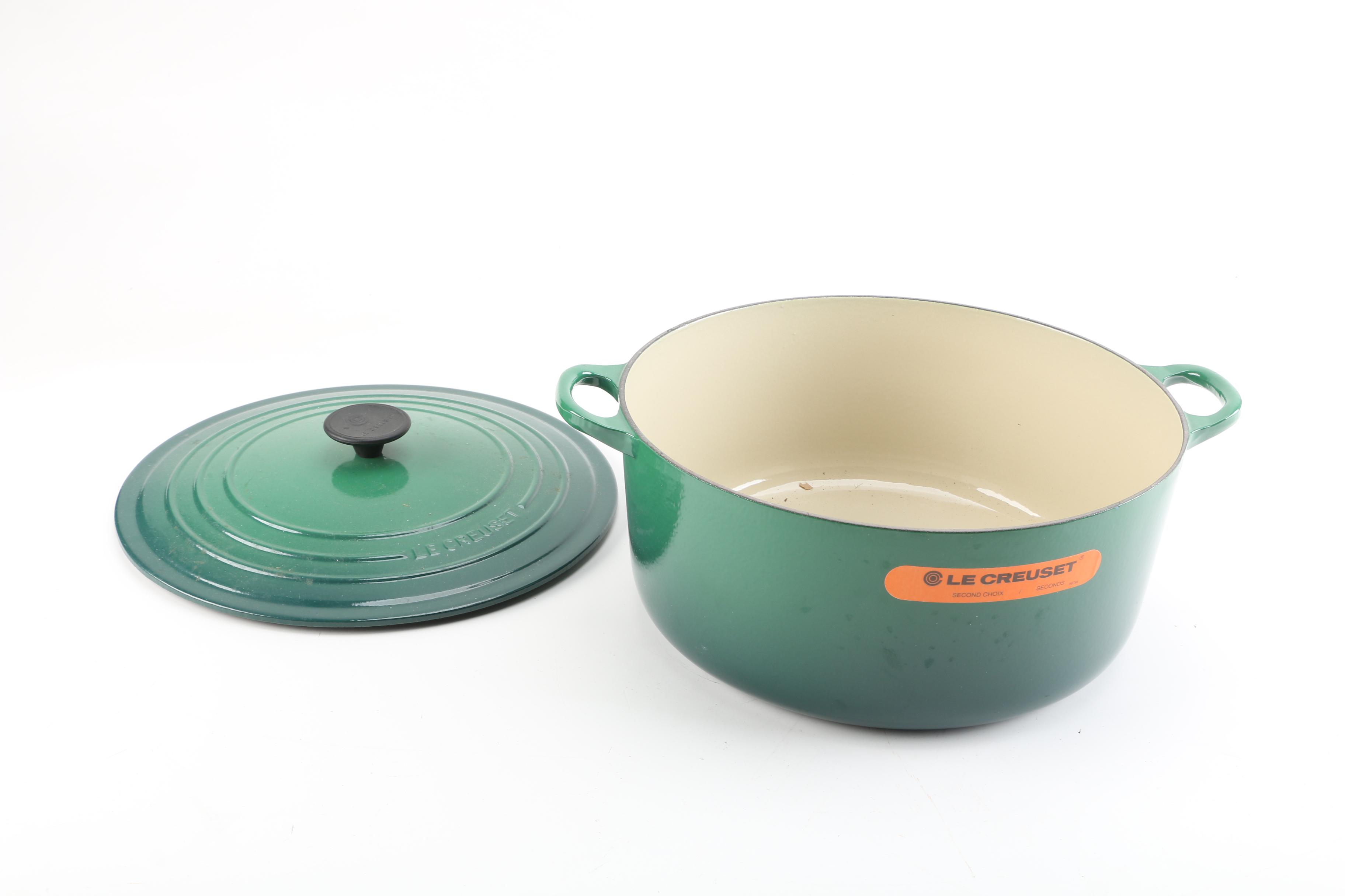 Le Creuset Green Enameled Dutch Oven