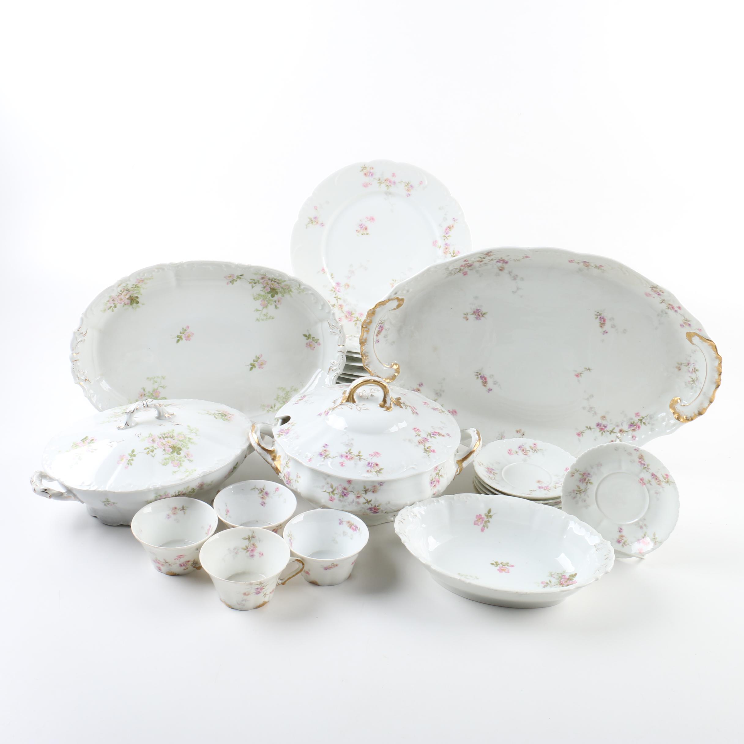 Antique Theodore Haviland Limoges Porcelain Tableware