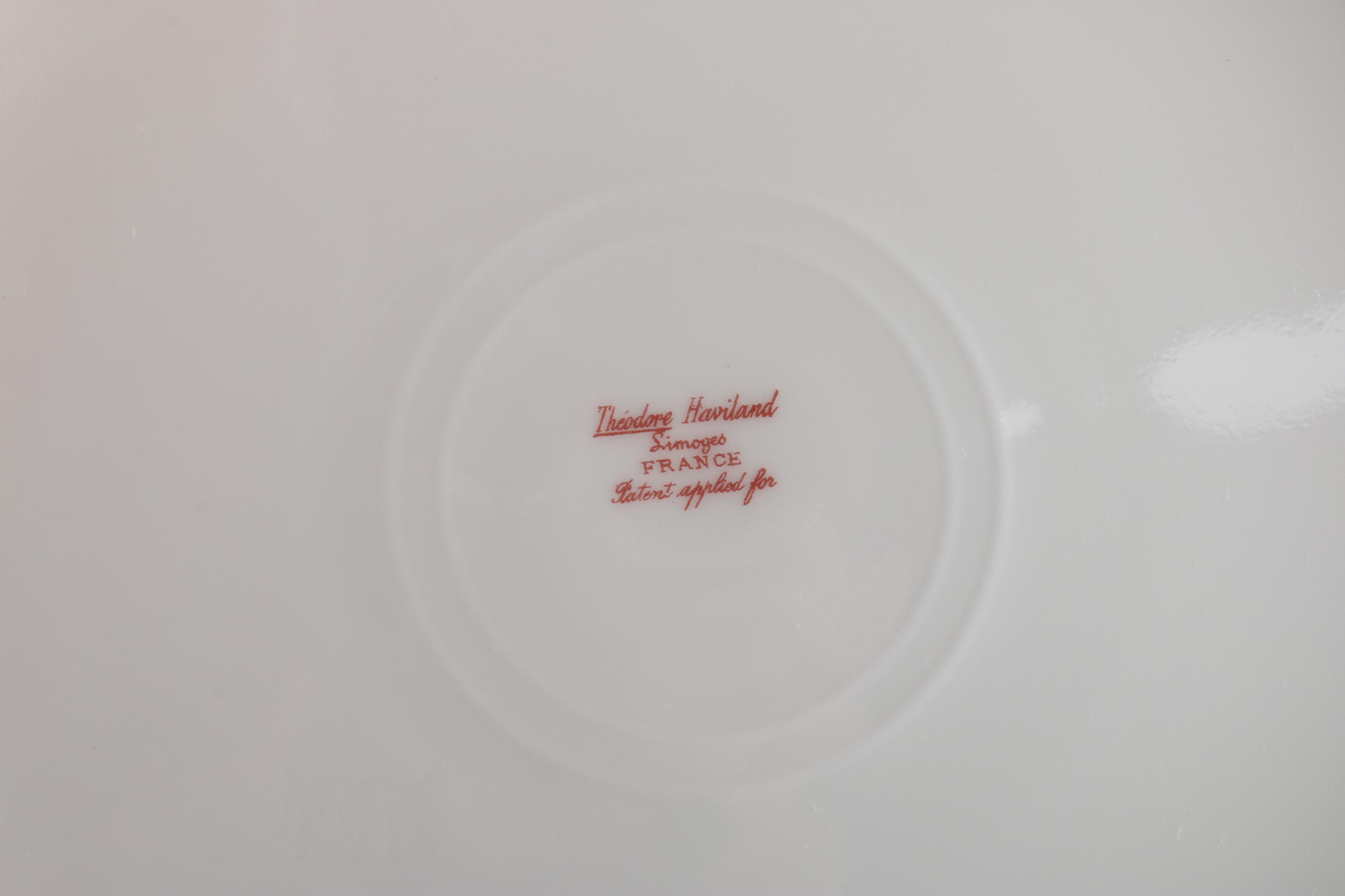 Antique Theodore Haviland Limoges Porcelain Tableware