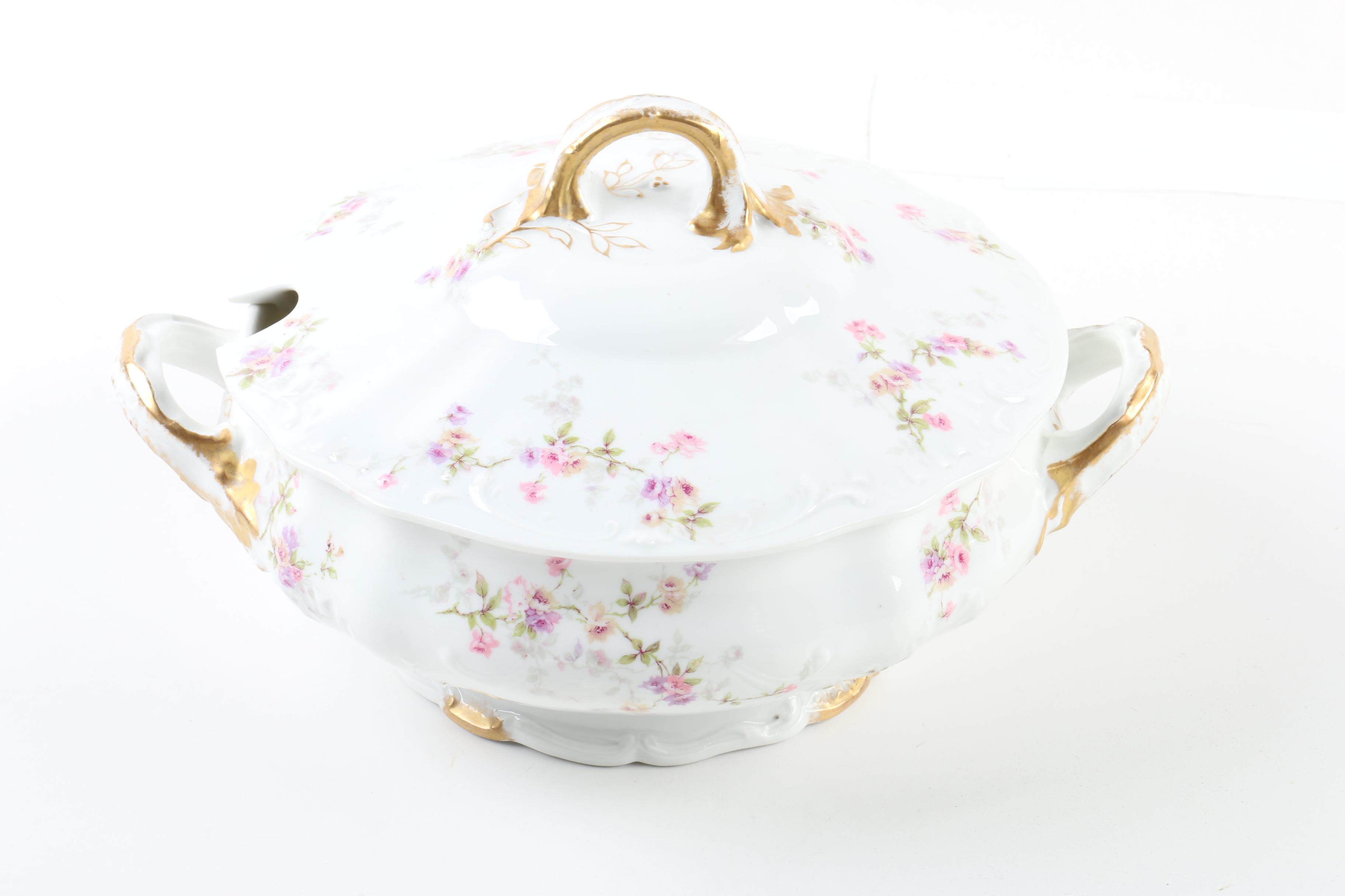 Antique Theodore Haviland Limoges Porcelain Tableware