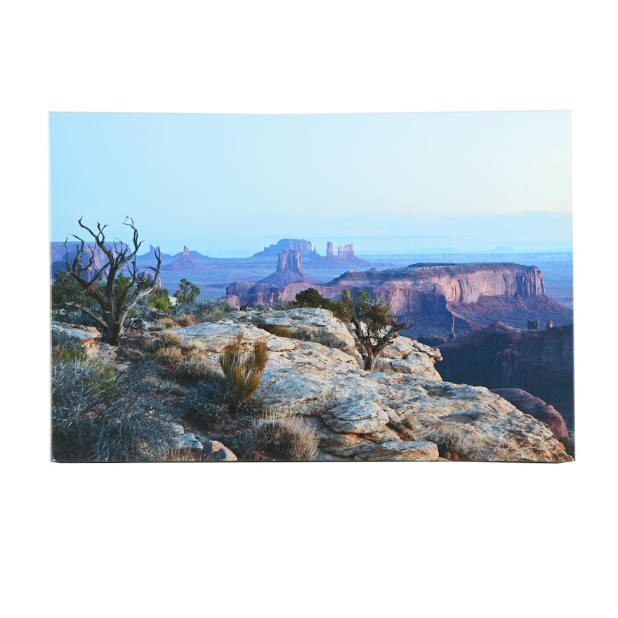 Limited Edition Giclee of Mesas on Canvas