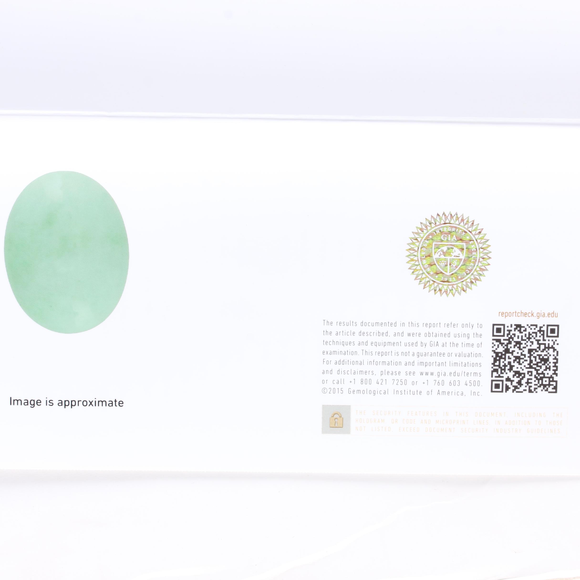 Loose 120.94 CT Jadeite Including GIA Report