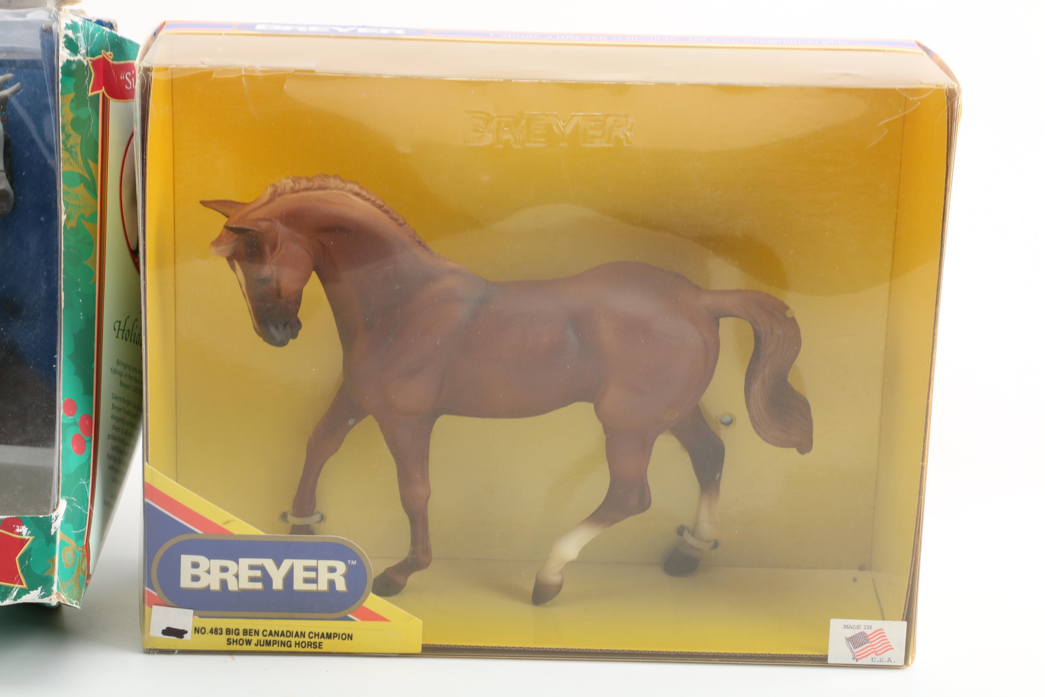 "Big Ben" and "Silent Night" Horse Figurines by Breyer