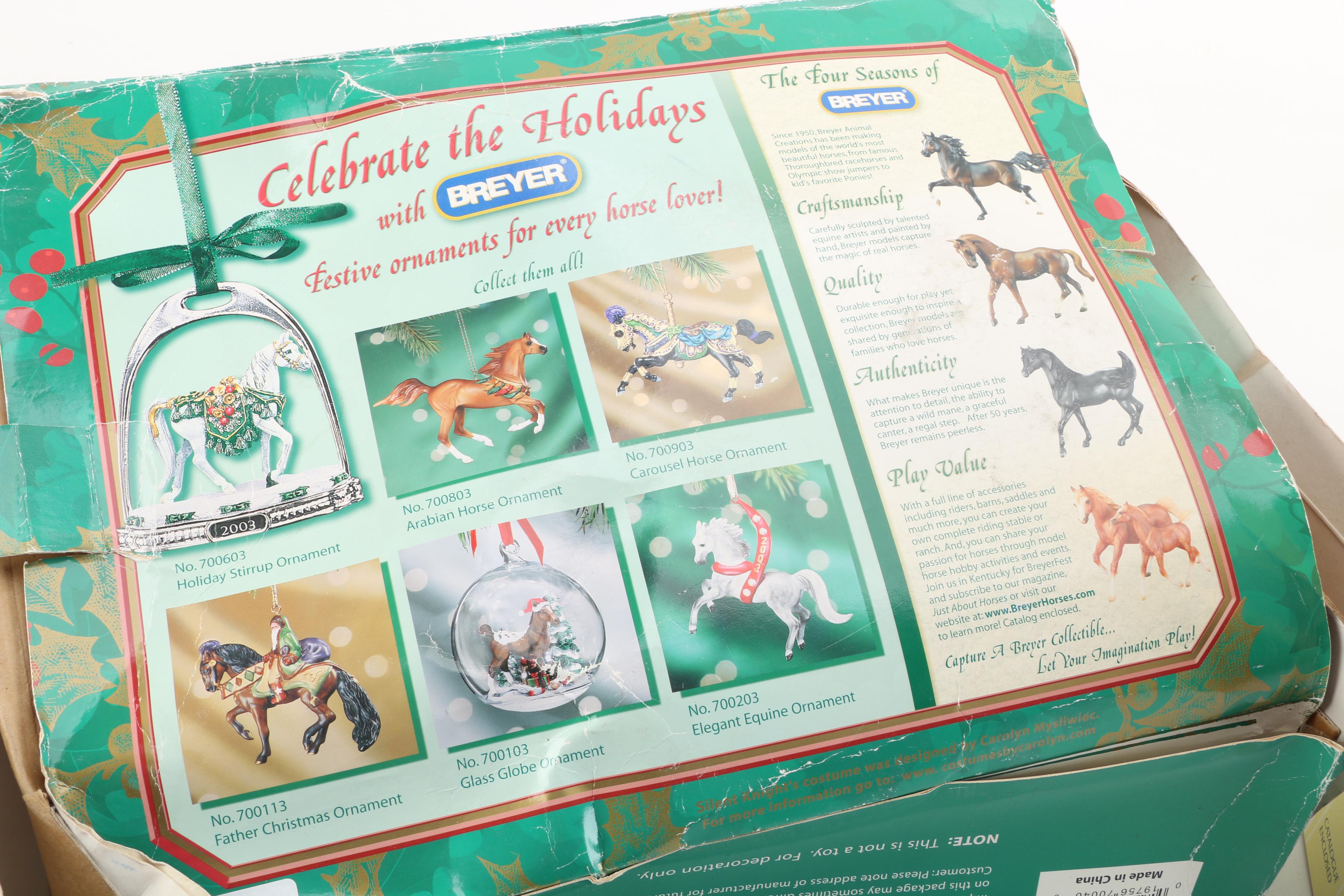 "Big Ben" and "Silent Night" Horse Figurines by Breyer