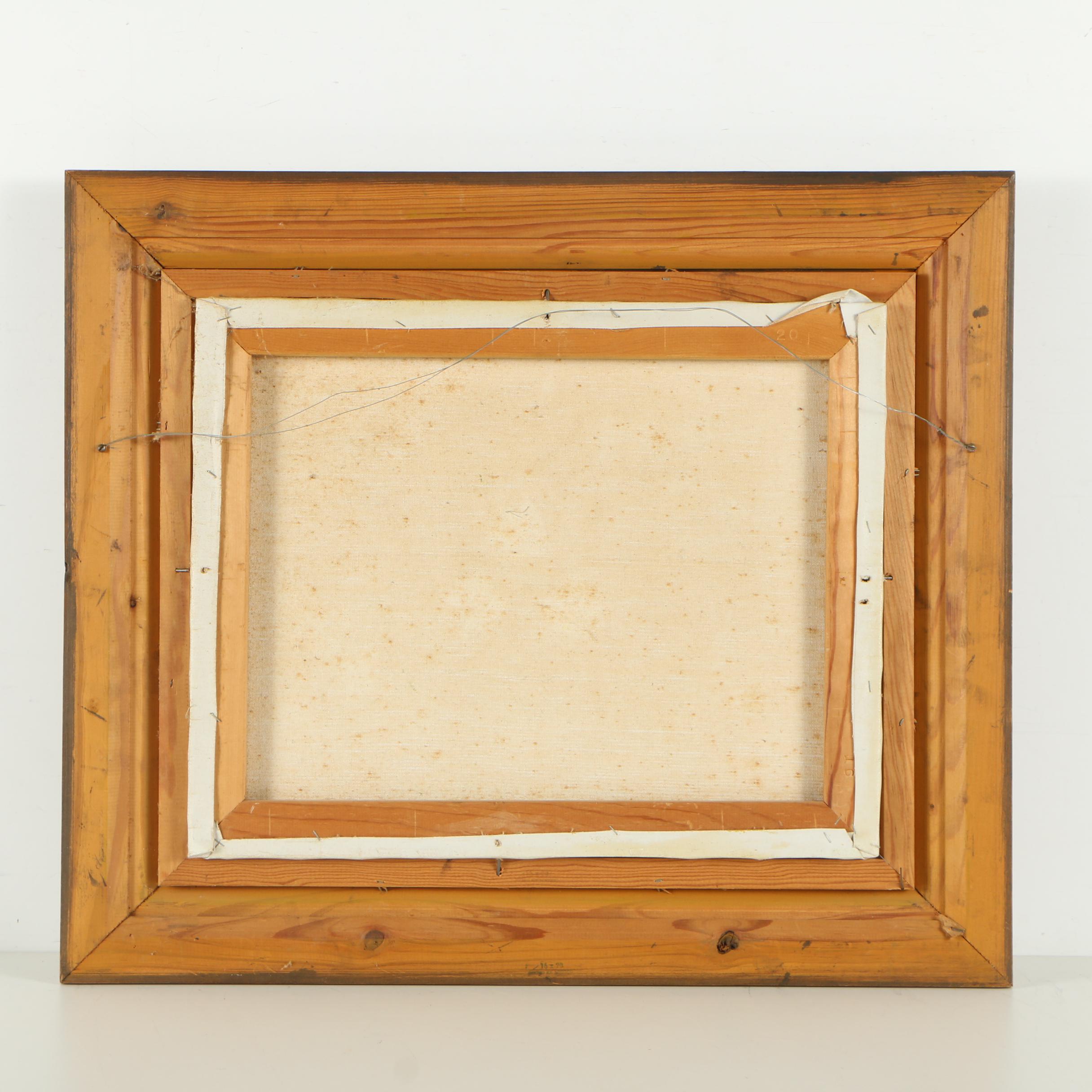 B. Reagan Oil Still Life Painting