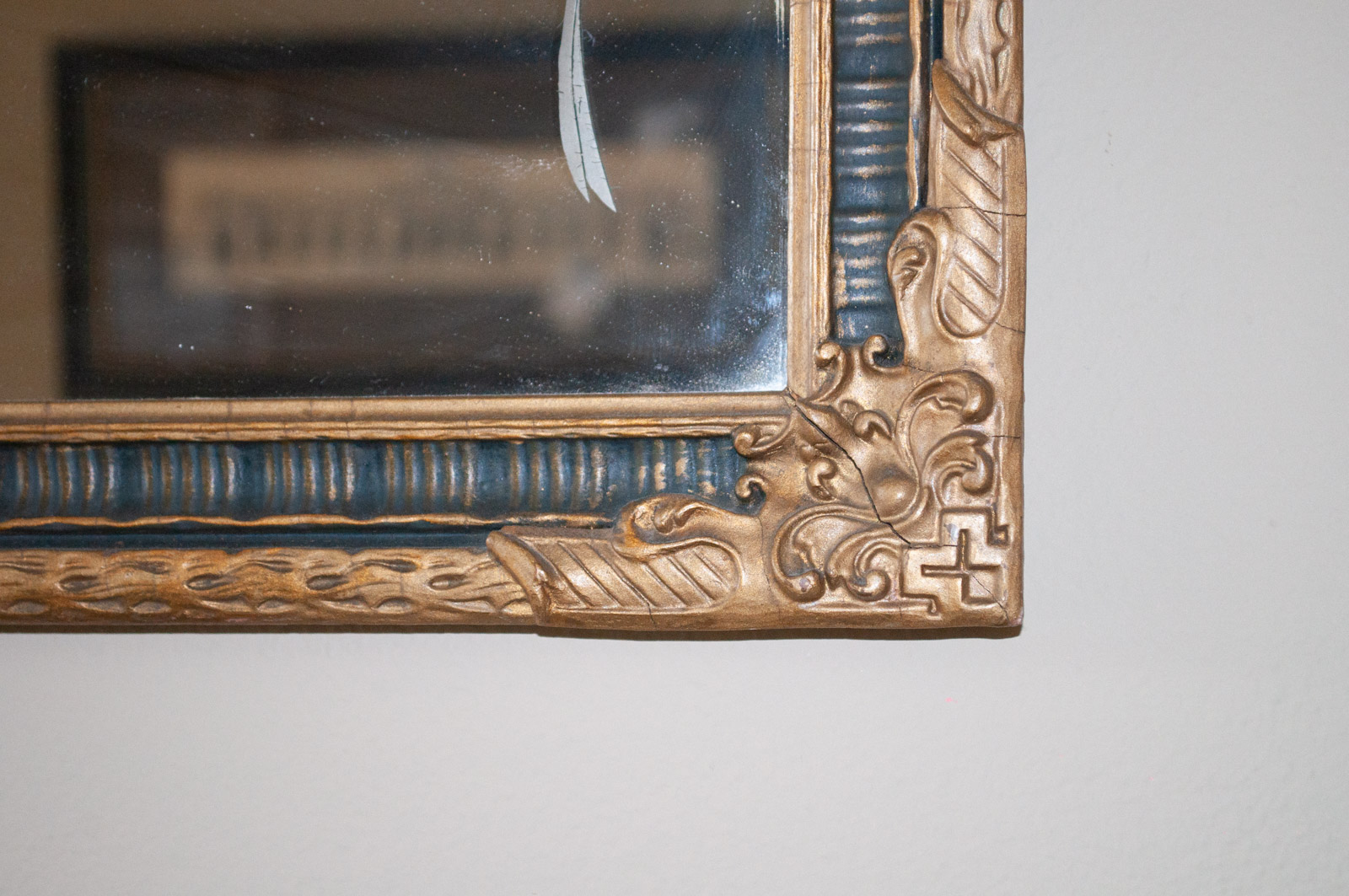 Vintage Three-Panel Wall Mirror