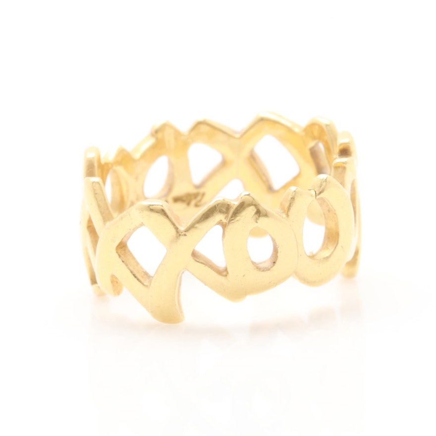 Vintage Paloma Picasso for Tiffany & Co. 18K Yellow Gold Ring