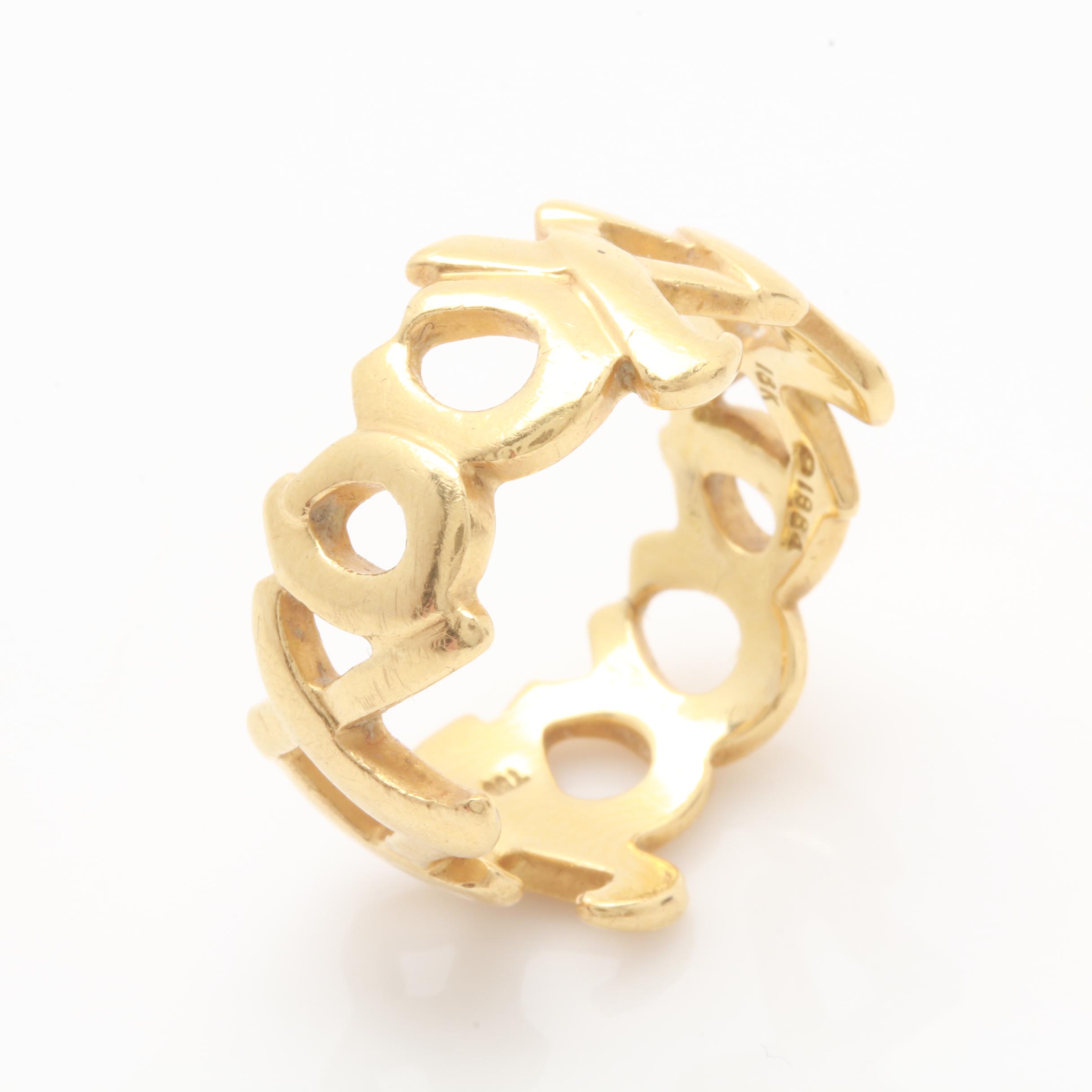 Vintage Paloma Picasso for Tiffany & Co. 18K Yellow Gold Ring