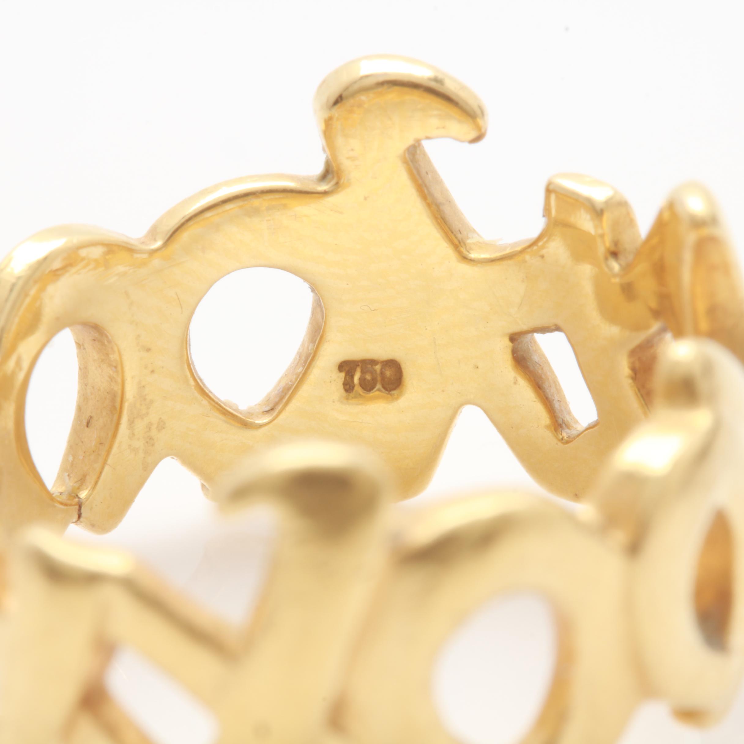 Vintage Paloma Picasso for Tiffany & Co. 18K Yellow Gold Ring